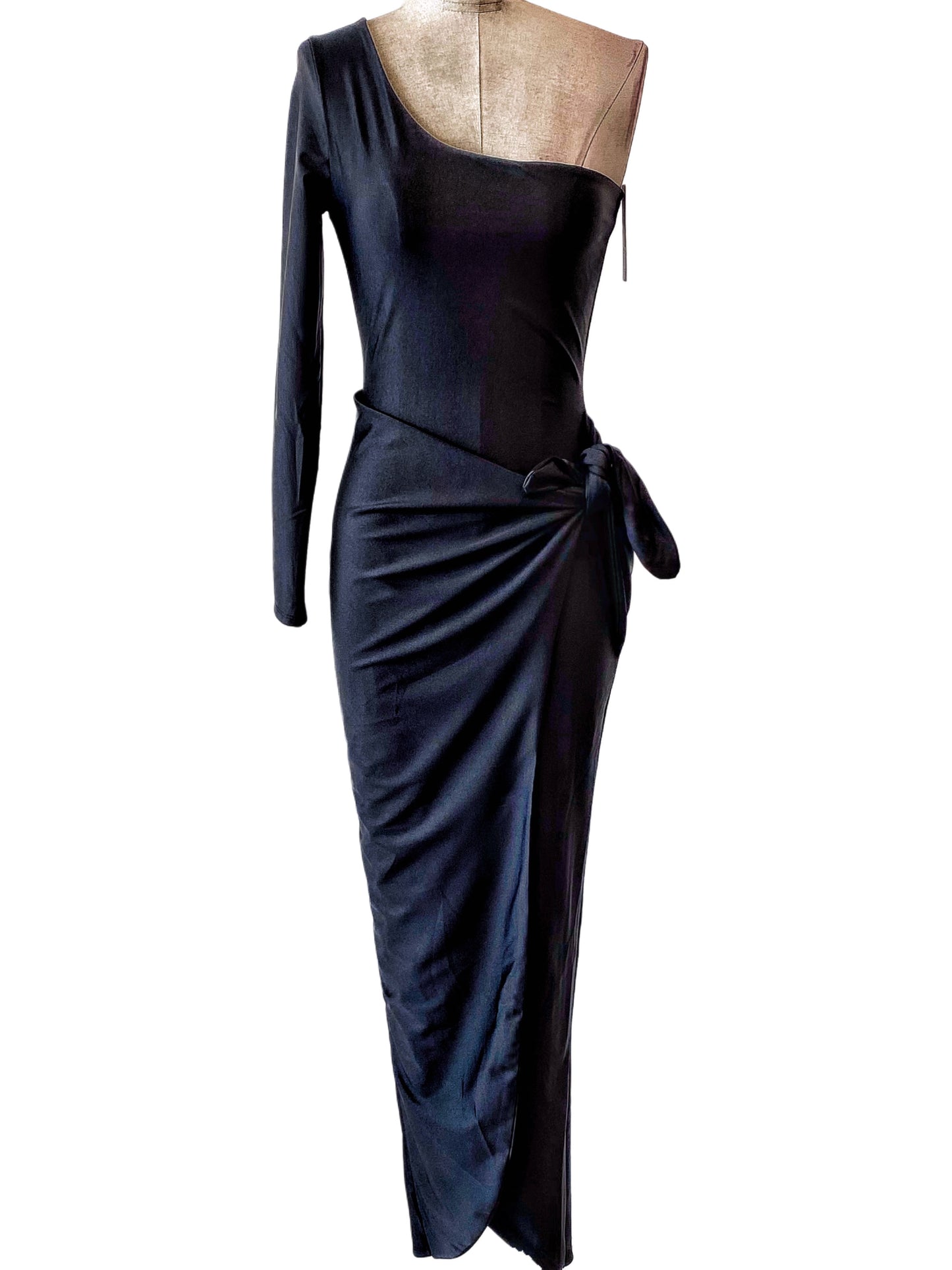 VESTIDO LARGO ELÁSTICO BRILLANTE - Emma Wu Design - 4746