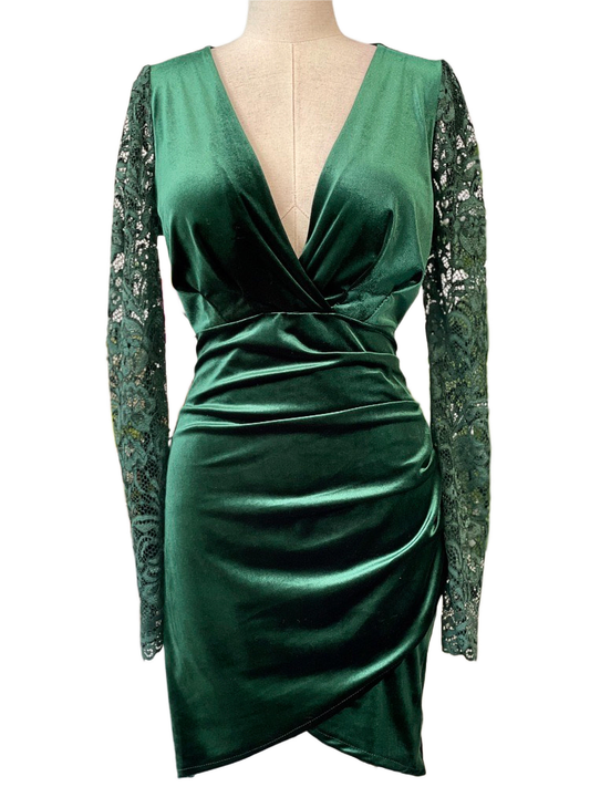 VESTIDO CORTO - Emma Wu Design - 4488