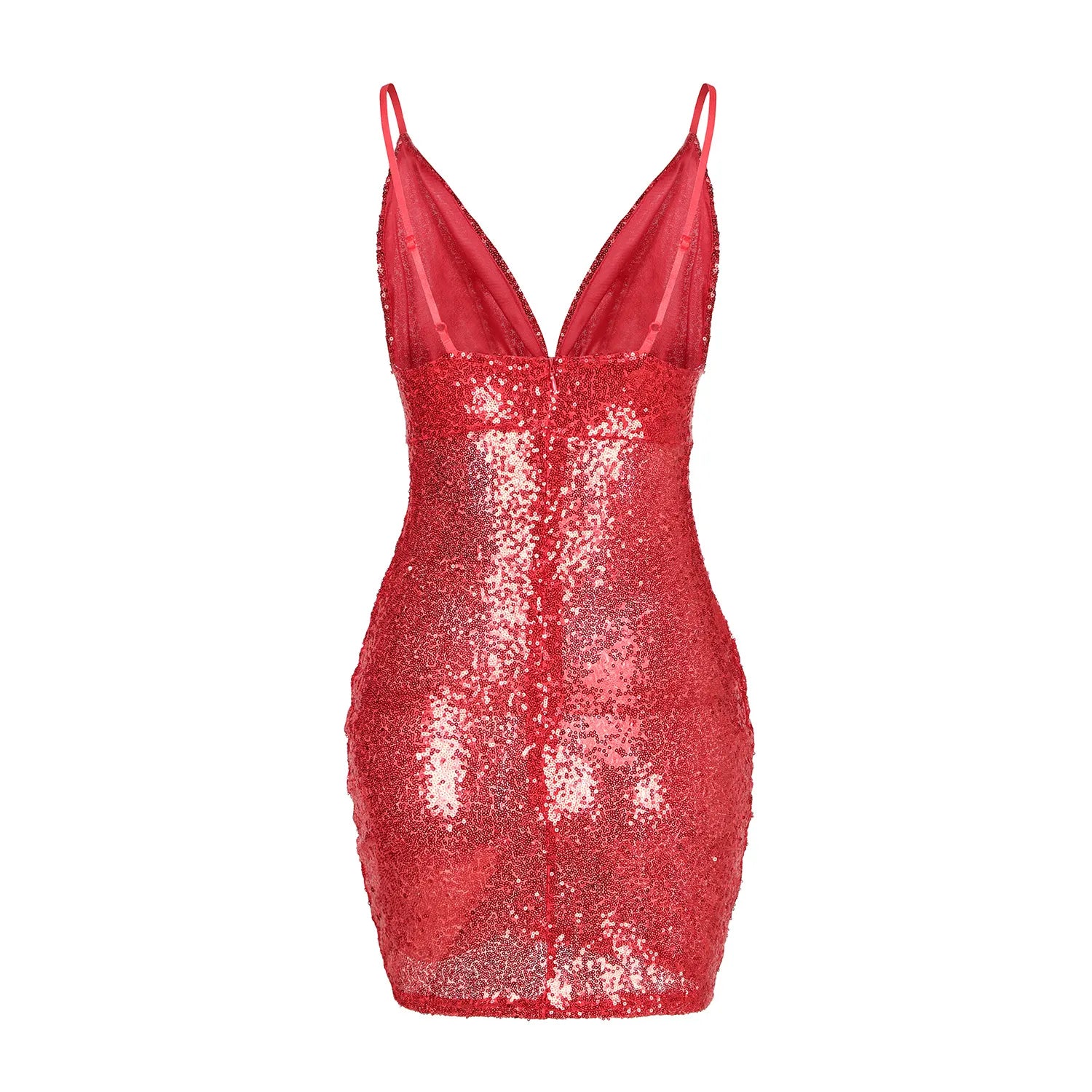 VESTIDO CORTO LENTEJUELA - EMMA WU SELECTION