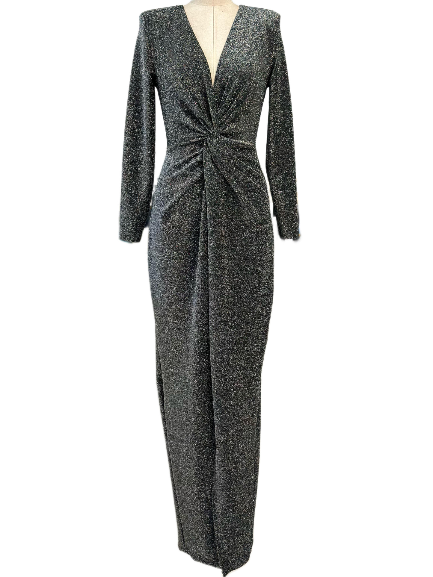 VESTIDO LARGO BRILLO - Emma Wu Design - 23010
