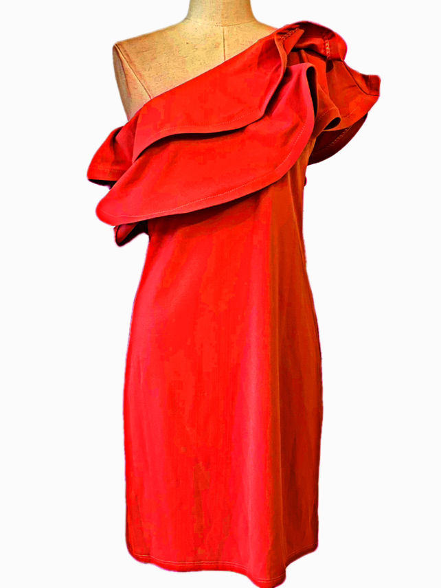 VESTIDO ASIMETRICO - Emma Wu Design - 9502