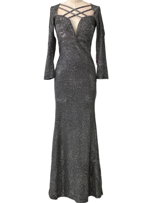VESTIDO LARGO - Emma Wu Design - 8806
