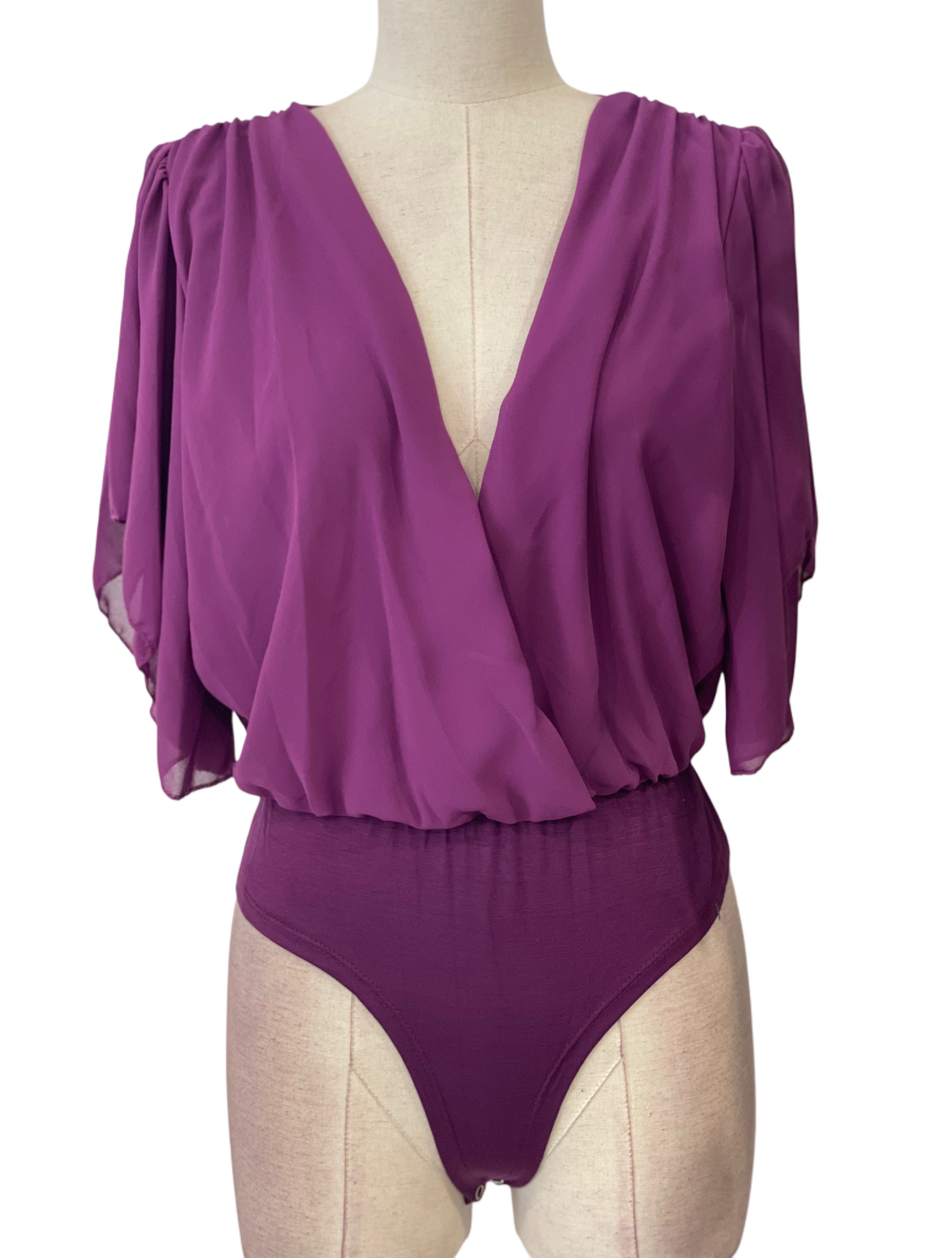 BODY MANGA CORTA 3686 - Emma Wu Design
