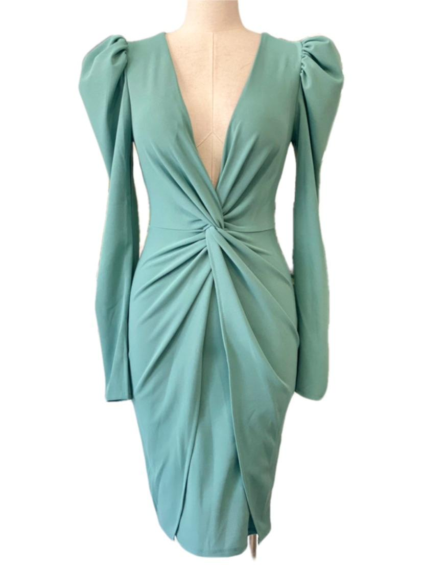 VESTIDO MIDI - Emma Wu Design - 23117