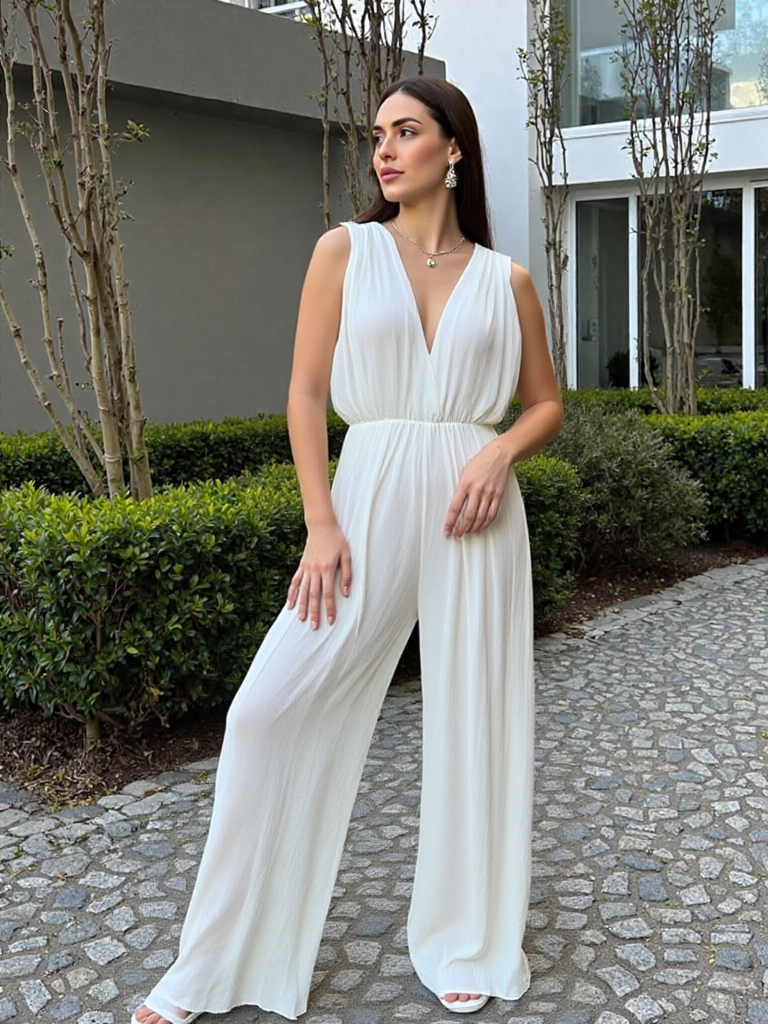 Long Jumpsuit 5005 - Emma Wu Design