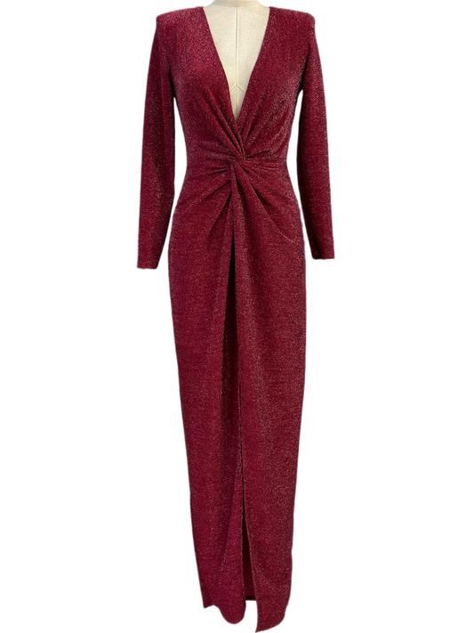 VESTIDO LARGO BRILLO - Emma Wu Design - 23010