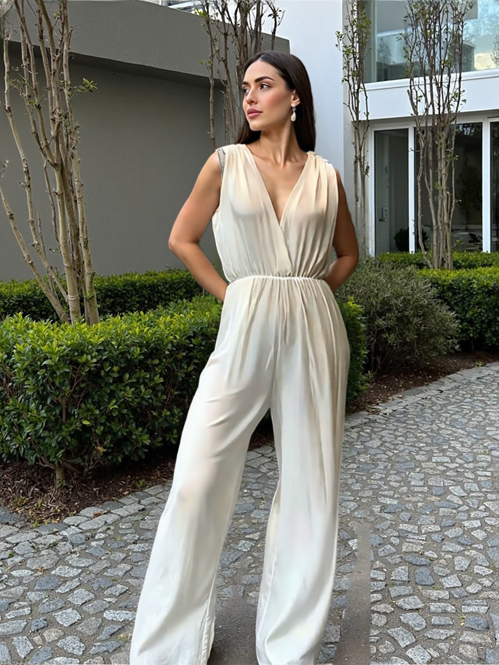 Long Jumpsuit 5005 - Emma Wu Design