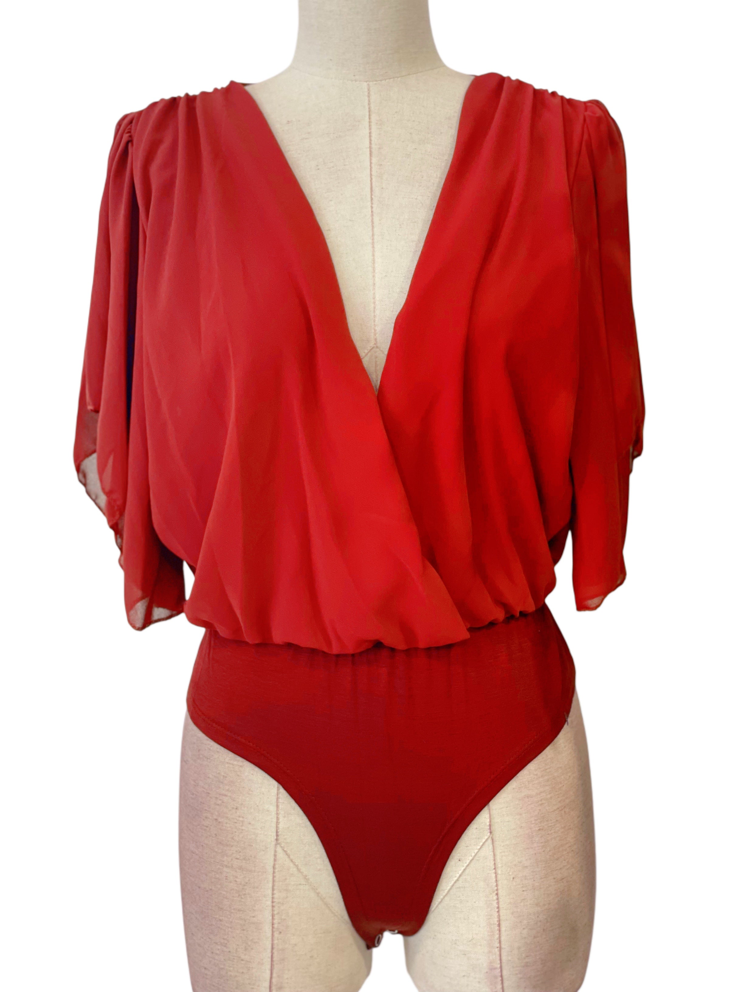 BODY MANGA CORTA 3686 - Emma Wu Design