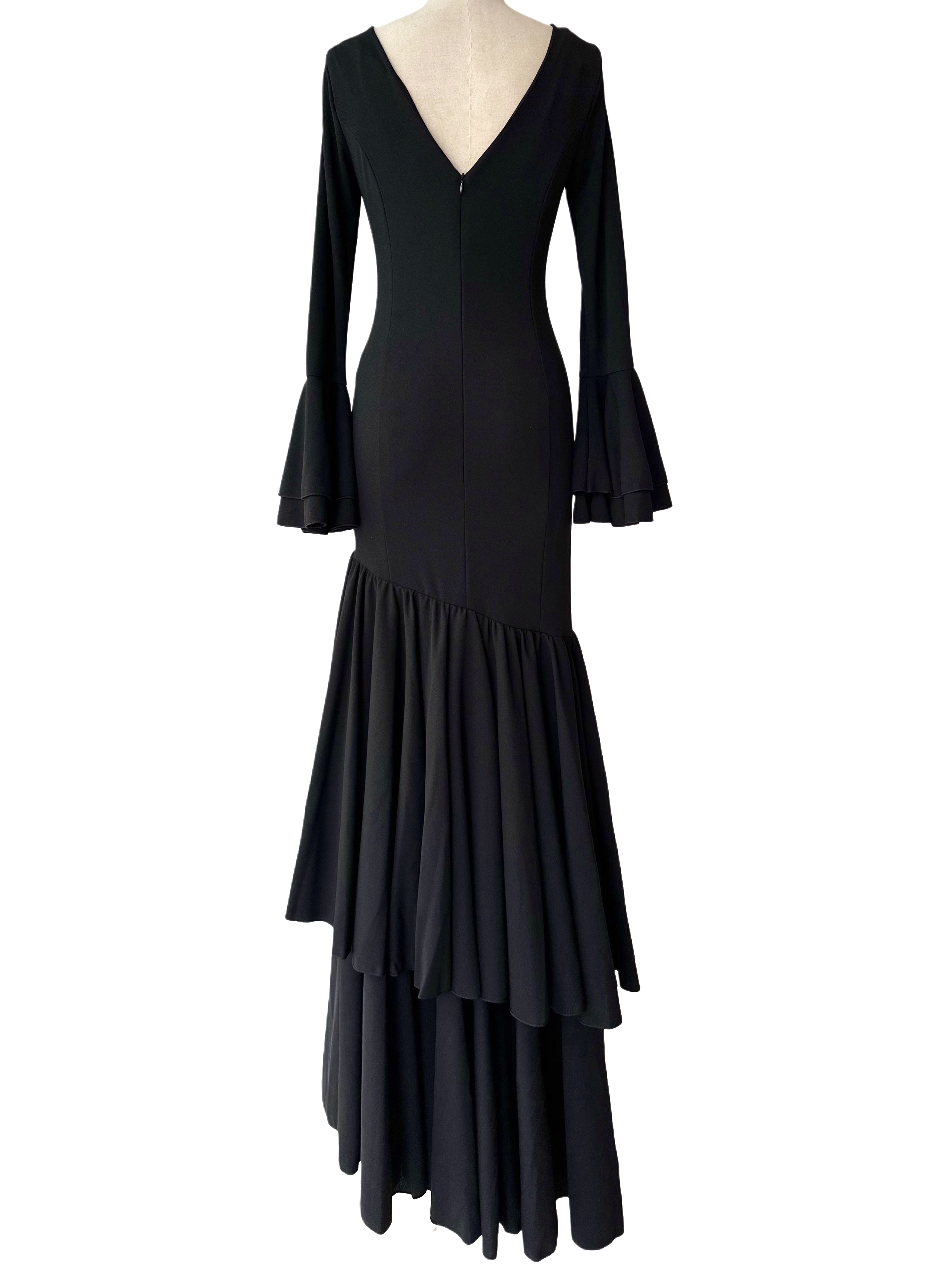 COSTUMES DE FLAMENCO FOIRE D'AVRIL &amp; FLAMENCO LICRA EM246 EMMA WU DESIGN FLAMENCO