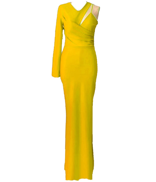 VESTIDO LARGO - Emma Wu Design - 23022
