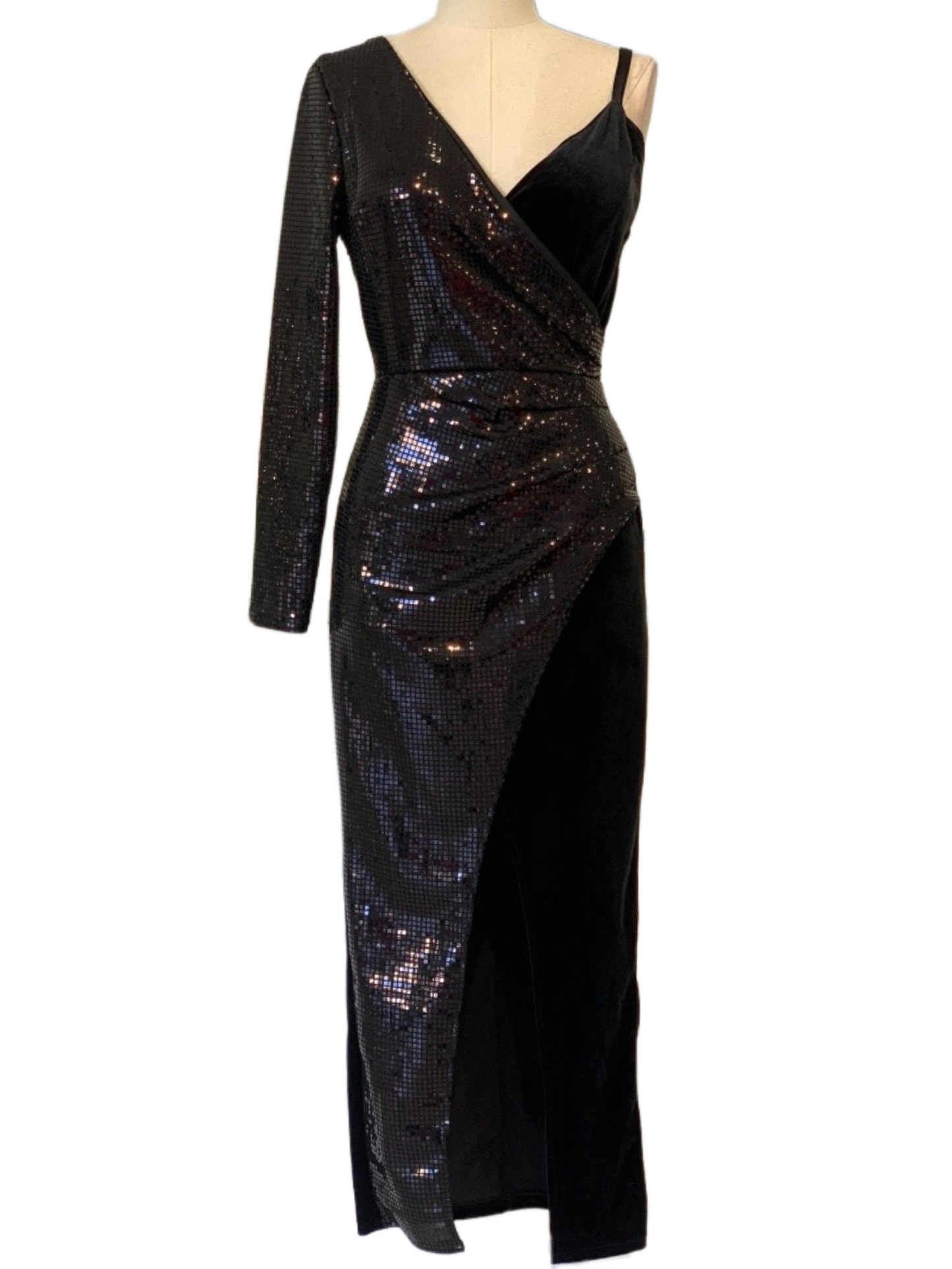 VESTIDO LARGO - Emma Wu Design - 4902