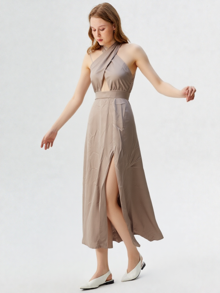 Emma Wu Design Vestido Largo 50785 de 100% Poliéster Elegante y Moderno para Mujer