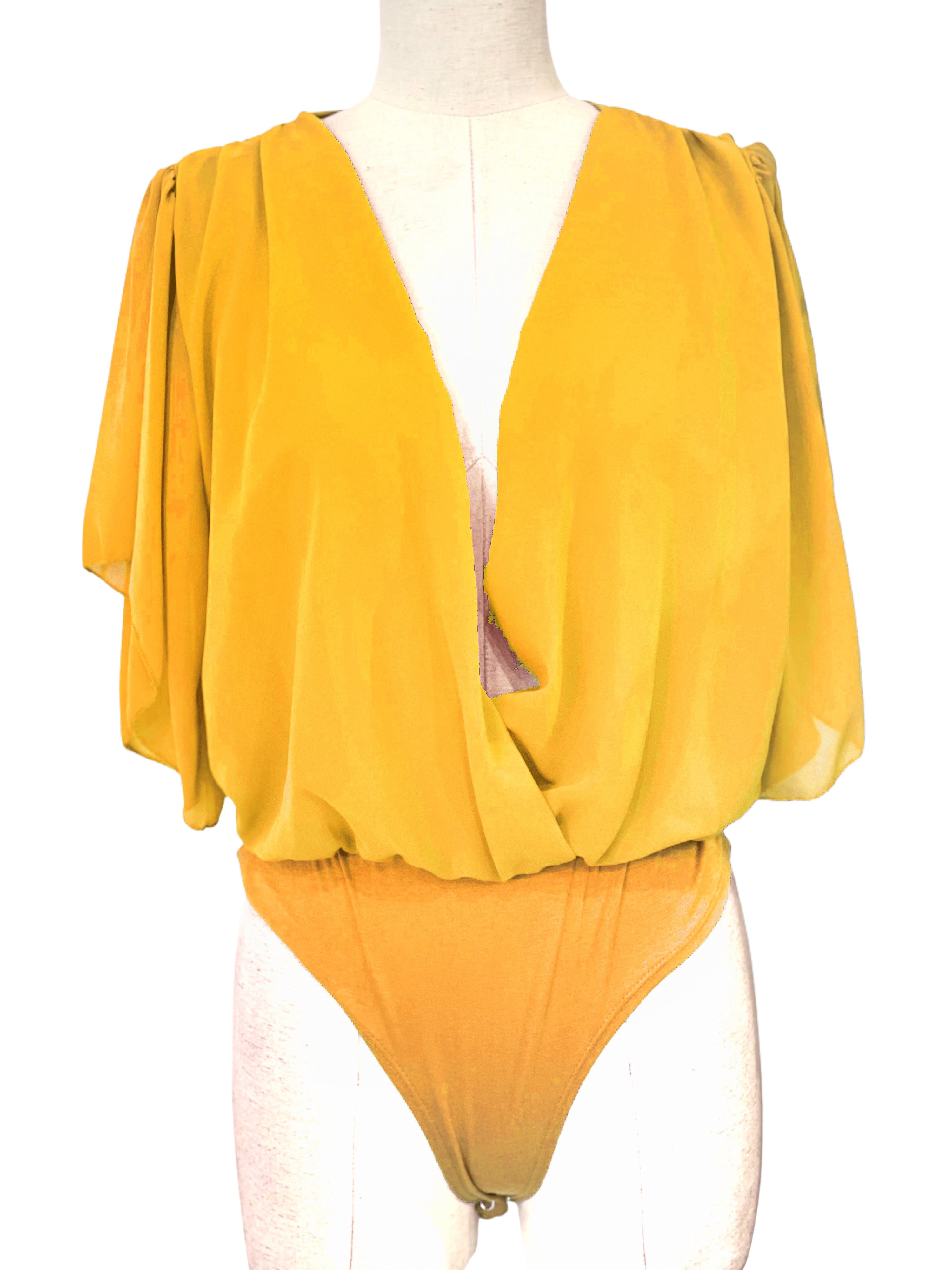BODY MANGA CORTA 3686 - Emma Wu Design