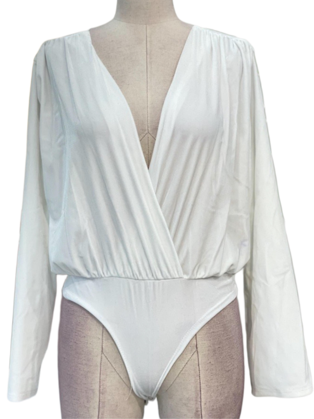 Emma Wu Design BODY CRUZADO 4897 - Traje de Terciopelo con Diseño Cruzado para Mujer