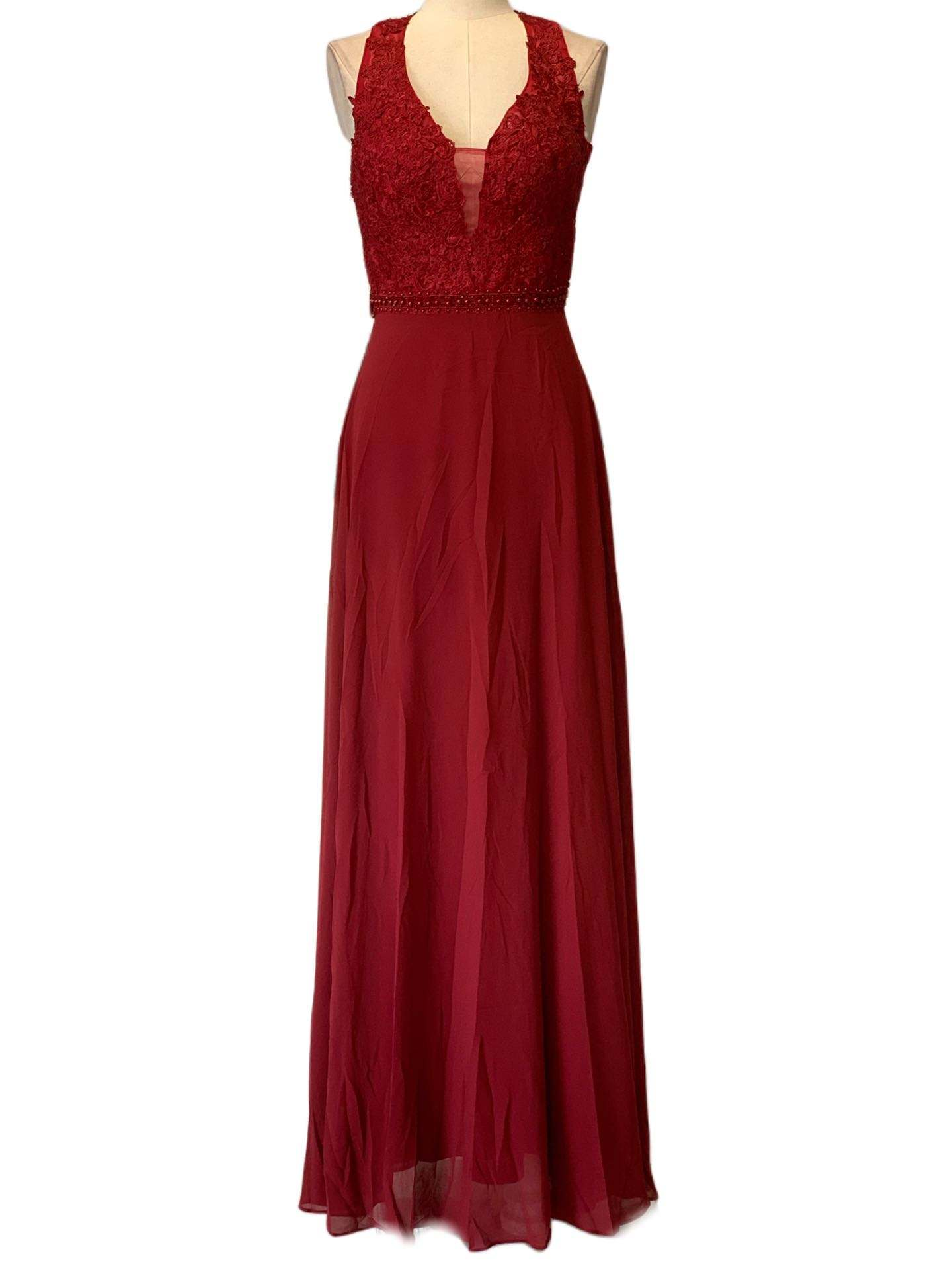 VESTIDO LARGO - Emma Wu Design - 9192
