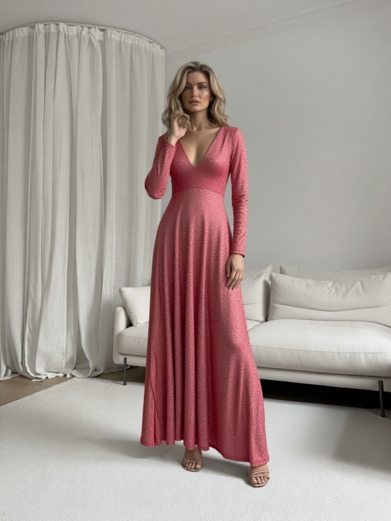 Emma Wu Design Vestido Largo 8812 con Brillo Diamante Elegante y Brillante para Mujer