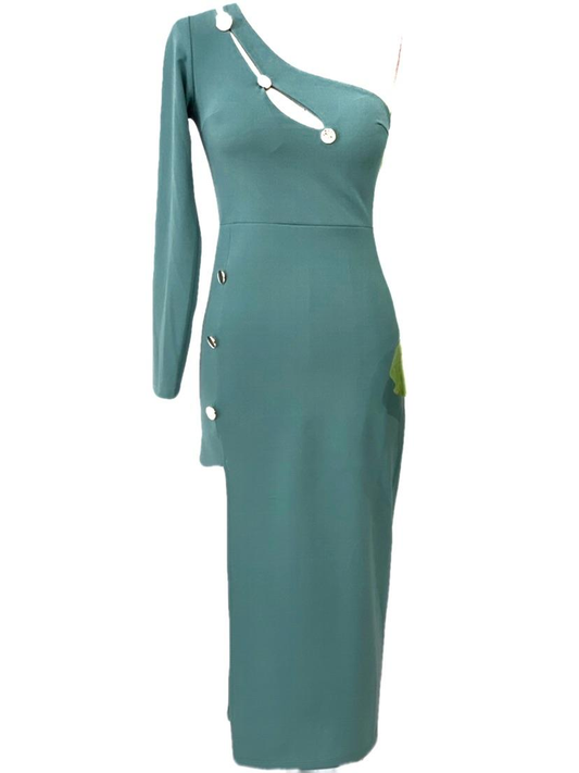 VESTIDO MIDI - Emma Wu Design - 22023