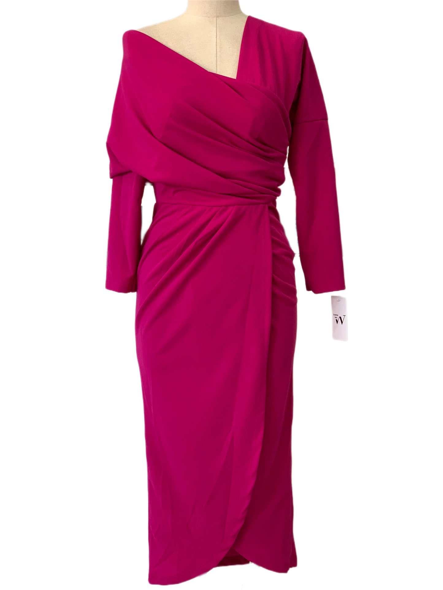 VESTIDO ASIMÉTRICO - Emma Wu Design - 21174