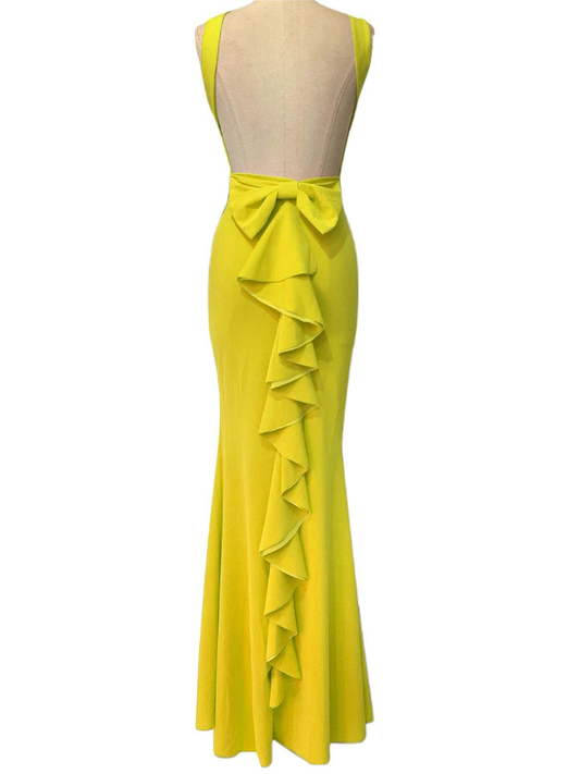 VESTIDO LARGO - Emma Wu Design - 9618