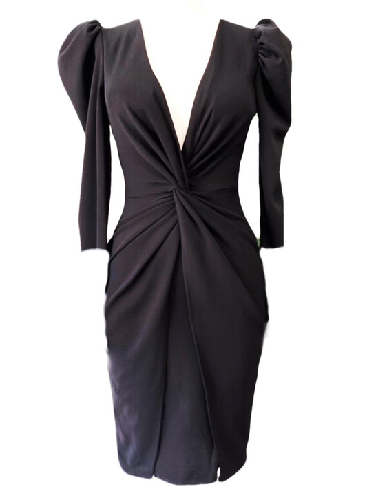 VESTIDO MIDI - Emma Wu Design - 23392