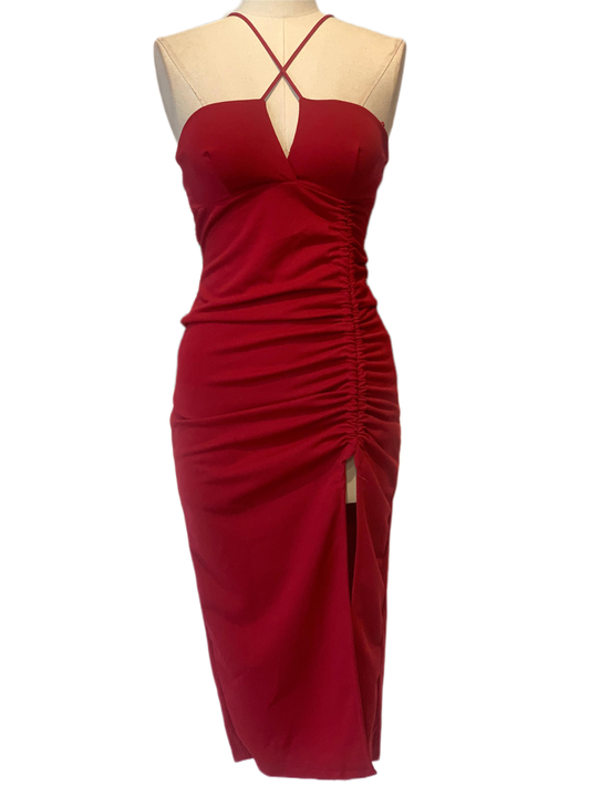 VESTIDO MIDI - Emma Wu Design - 23208