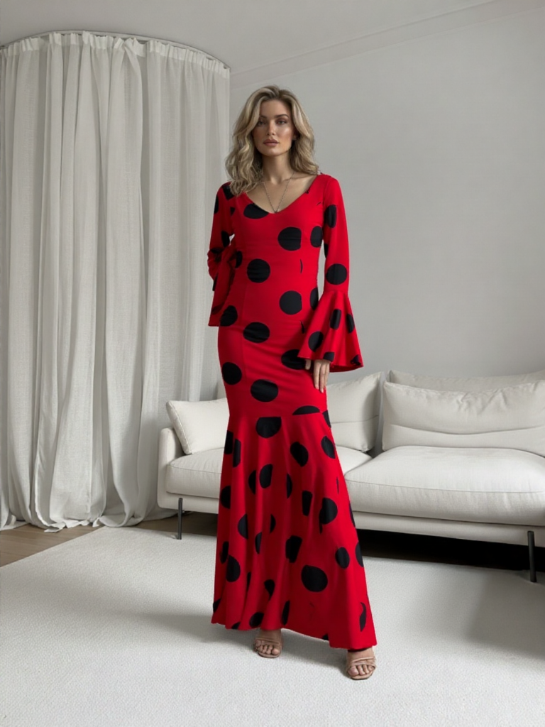 COSTUMES DE FLAMENCO POUR LA FOIRE D'AVRIL &amp; LYCRA FLAMENCO 21043 EMMA WU DESIGN FLAMENCO