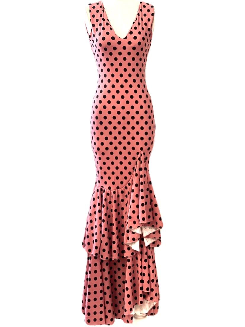 COSTUMES DE FLAMENCO FOIRE D'AVRIL &amp; FLAMENCO LICRA P0492 EMMA WU DESIGN FLAMENCO