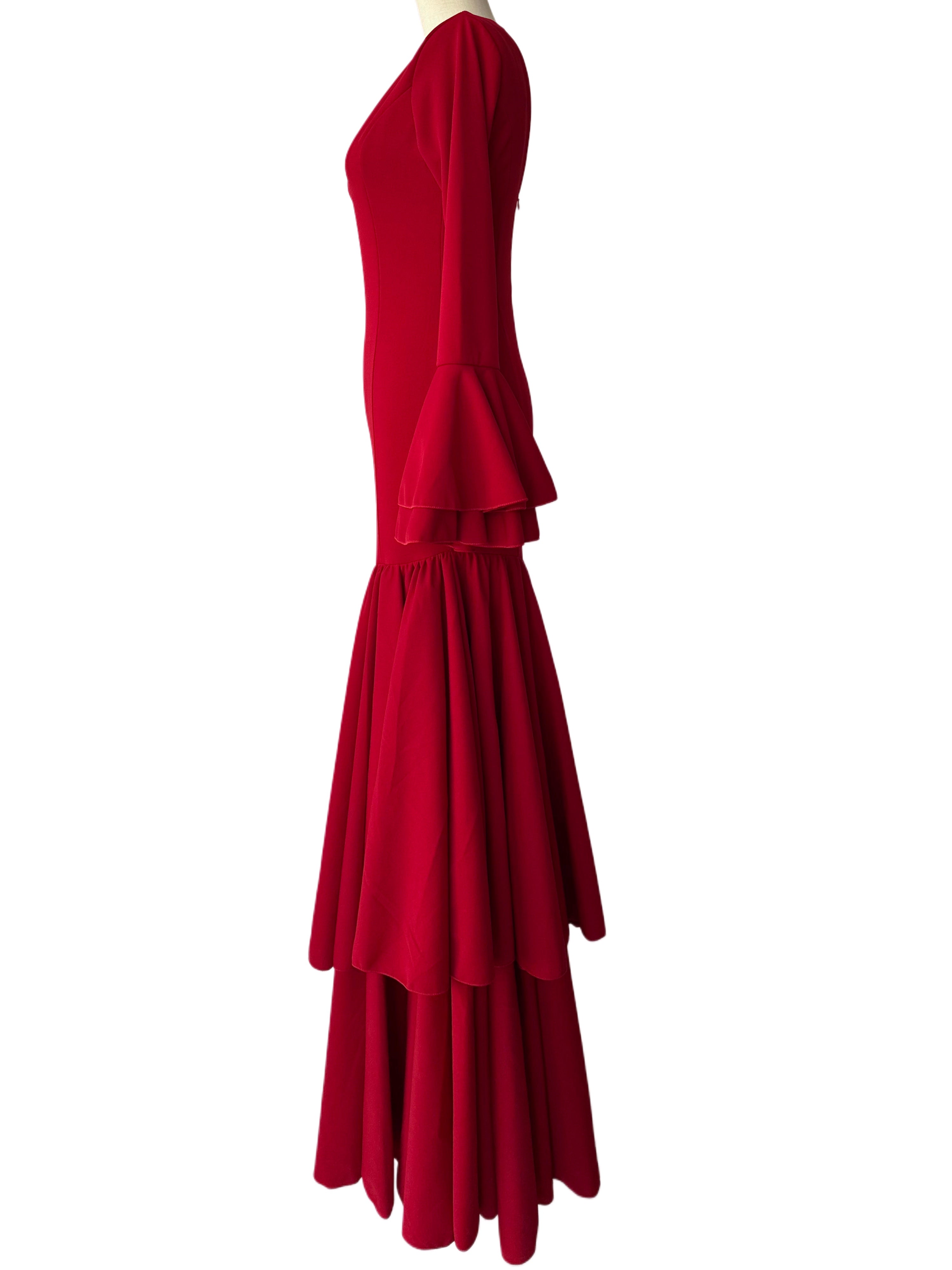 COSTUMES DE FLAMENCO FOIRE D'AVRIL &amp; FLAMENCO LICRA EM246 EMMA WU DESIGN FLAMENCO