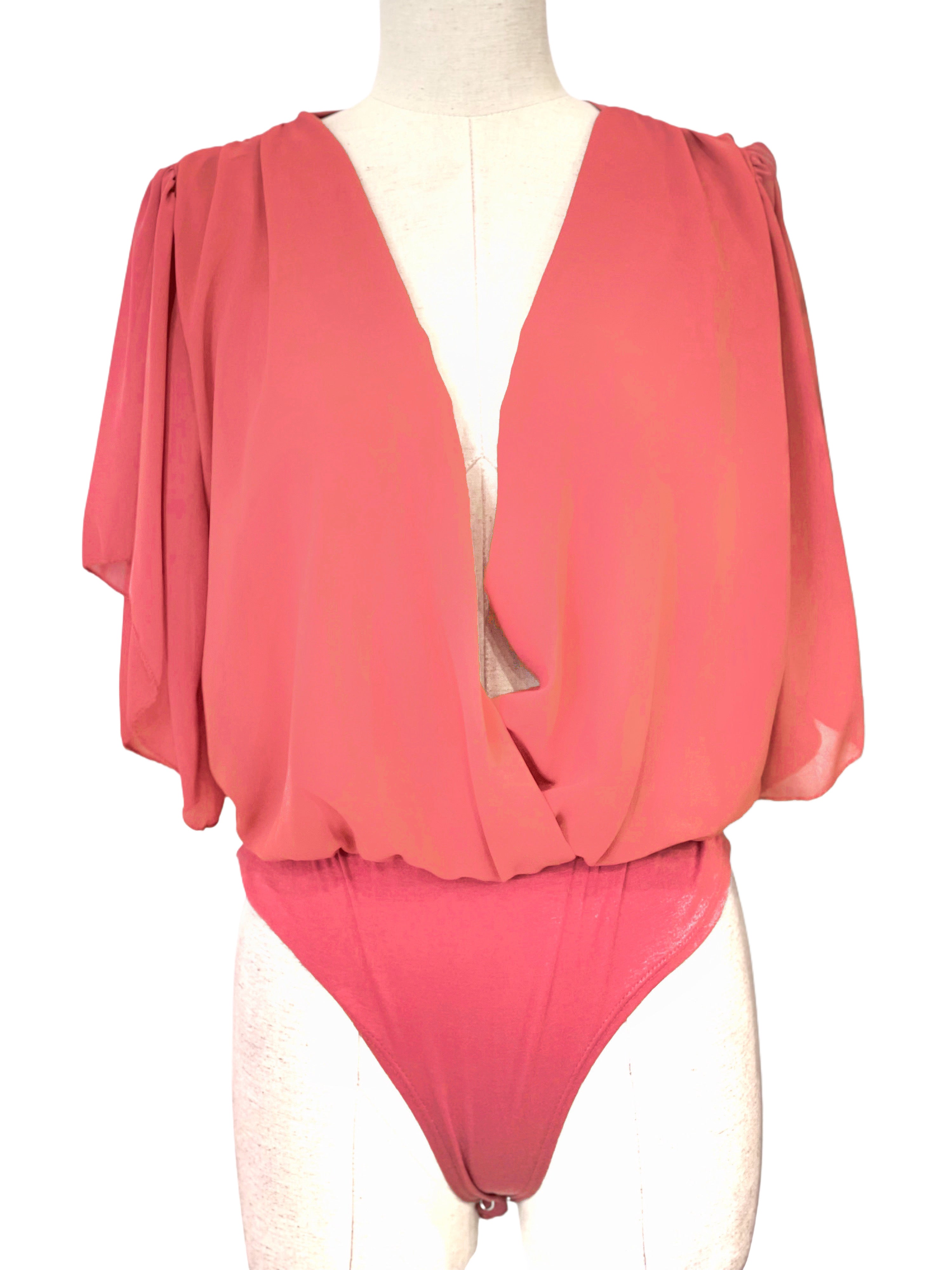 BODY MANGA CORTA 3686 - Emma Wu Design