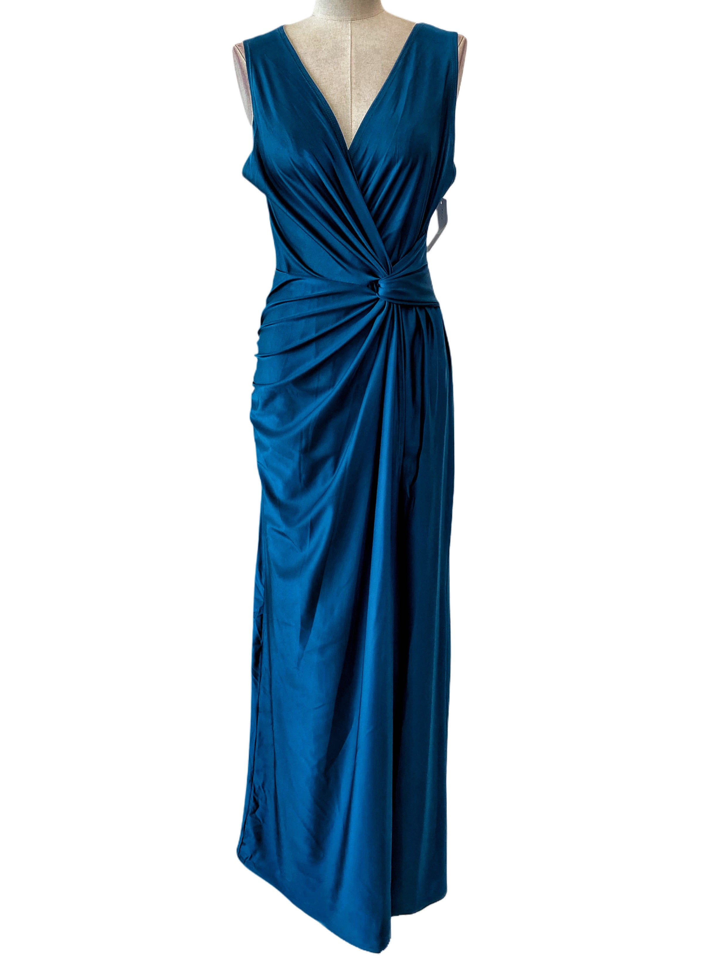 VESTIDO LARGO ELÁSTICO BRILLANTE - Emma Wu Design - 6240