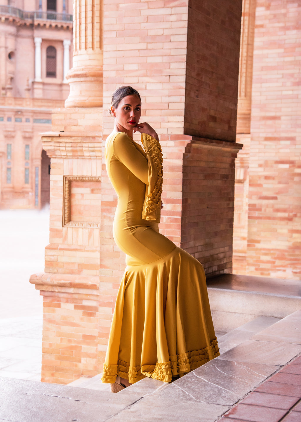 COSTUMES DE FLAMENCO POUR LA FOIRE D'AVRIL &amp; LYCRA FLAMENCO 7815 EMMA WU DESIGN FLAMENCO