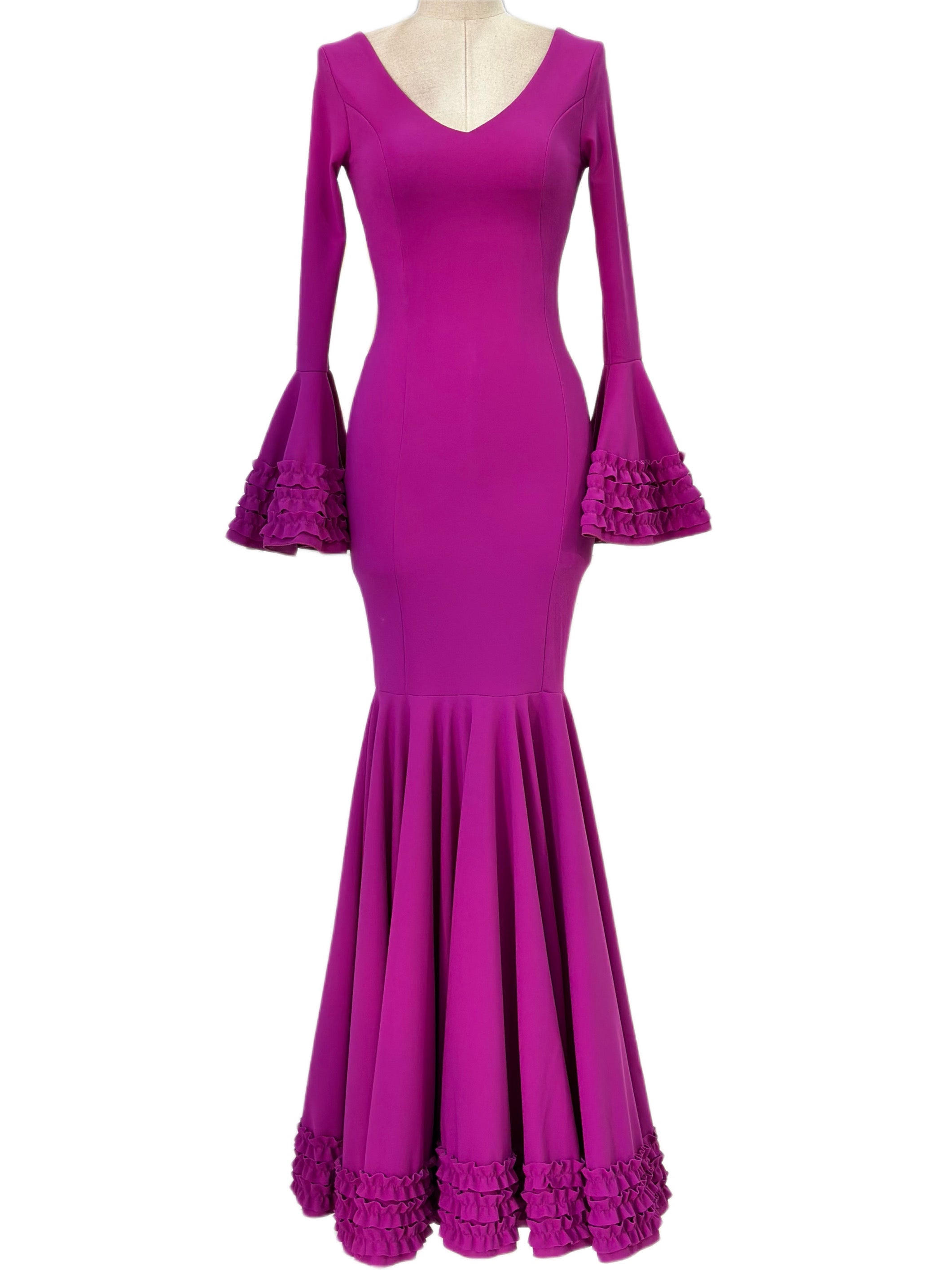 COSTUMES DE FLAMENCO POUR LA FOIRE D'AVRIL &amp; LYCRA FLAMENCO 7815 EMMA WU DESIGN FLAMENCO