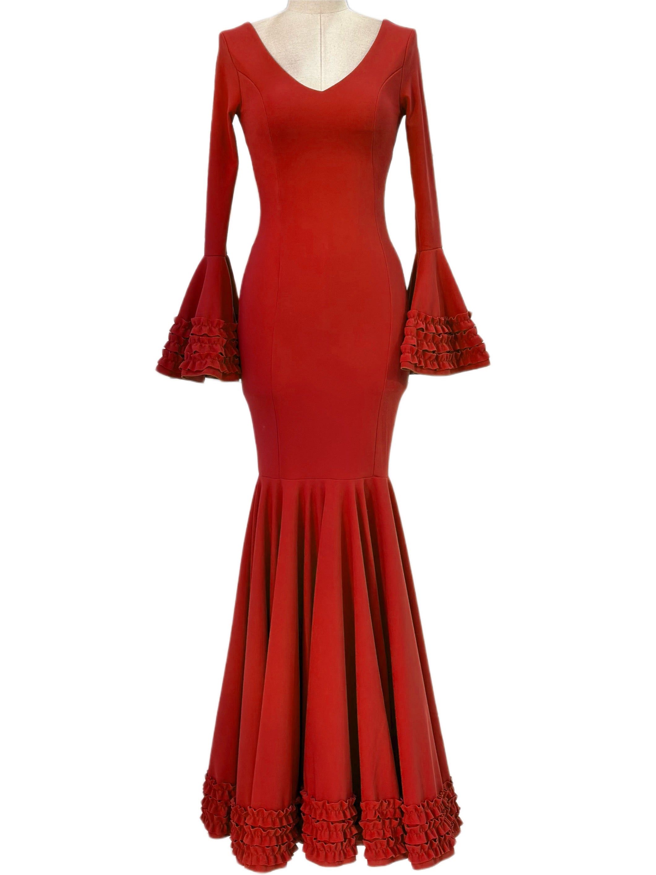 COSTUMES DE FLAMENCO POUR LA FOIRE D'AVRIL &amp; LYCRA FLAMENCO 7815 EMMA WU DESIGN FLAMENCO