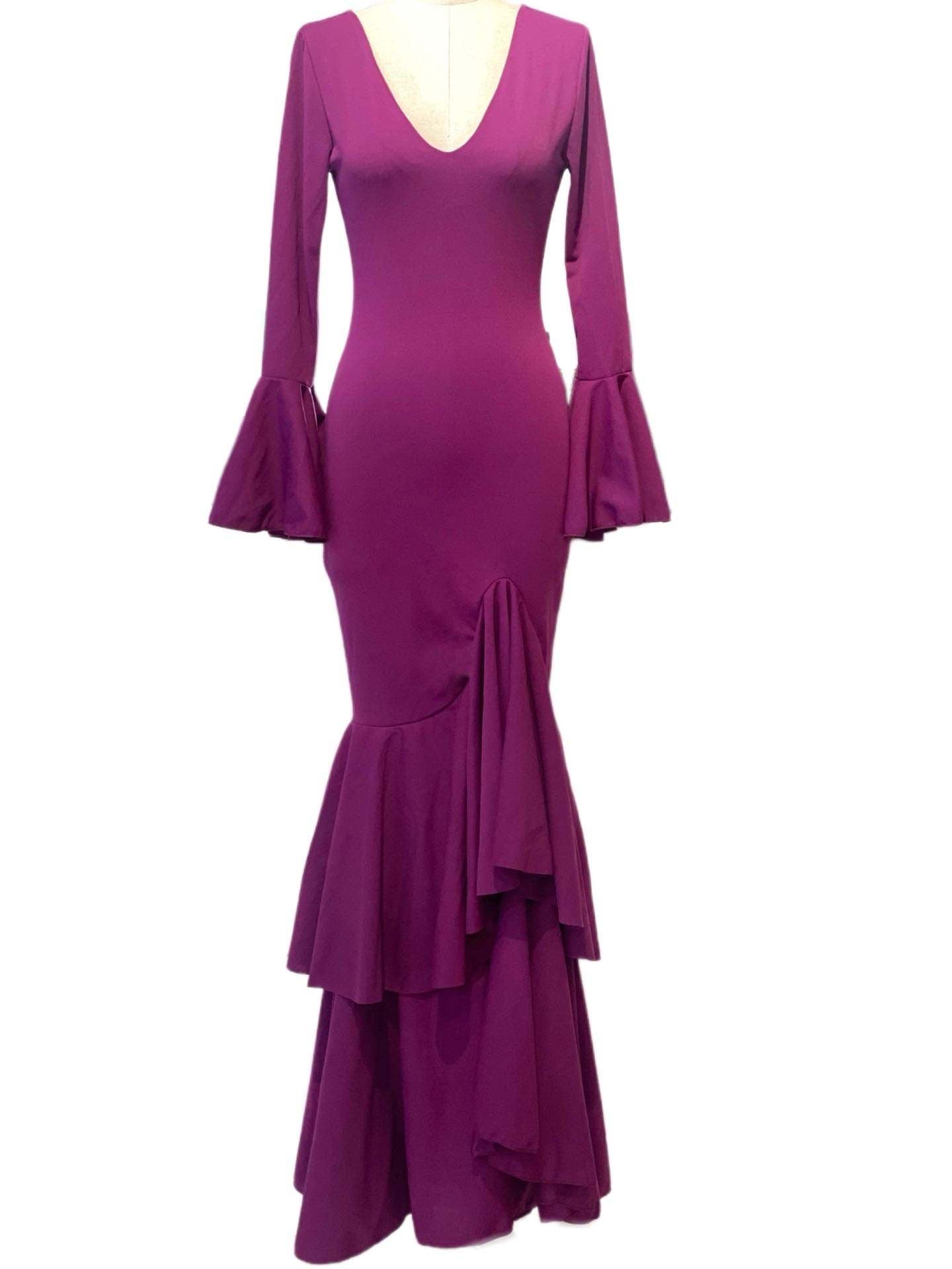 COSTUMES DE FLAMENCO POUR LA FOIRE D'AVRIL &amp; LYCRA FLAMENCO 0495 EMMA WU DESIGN FLAMENCO