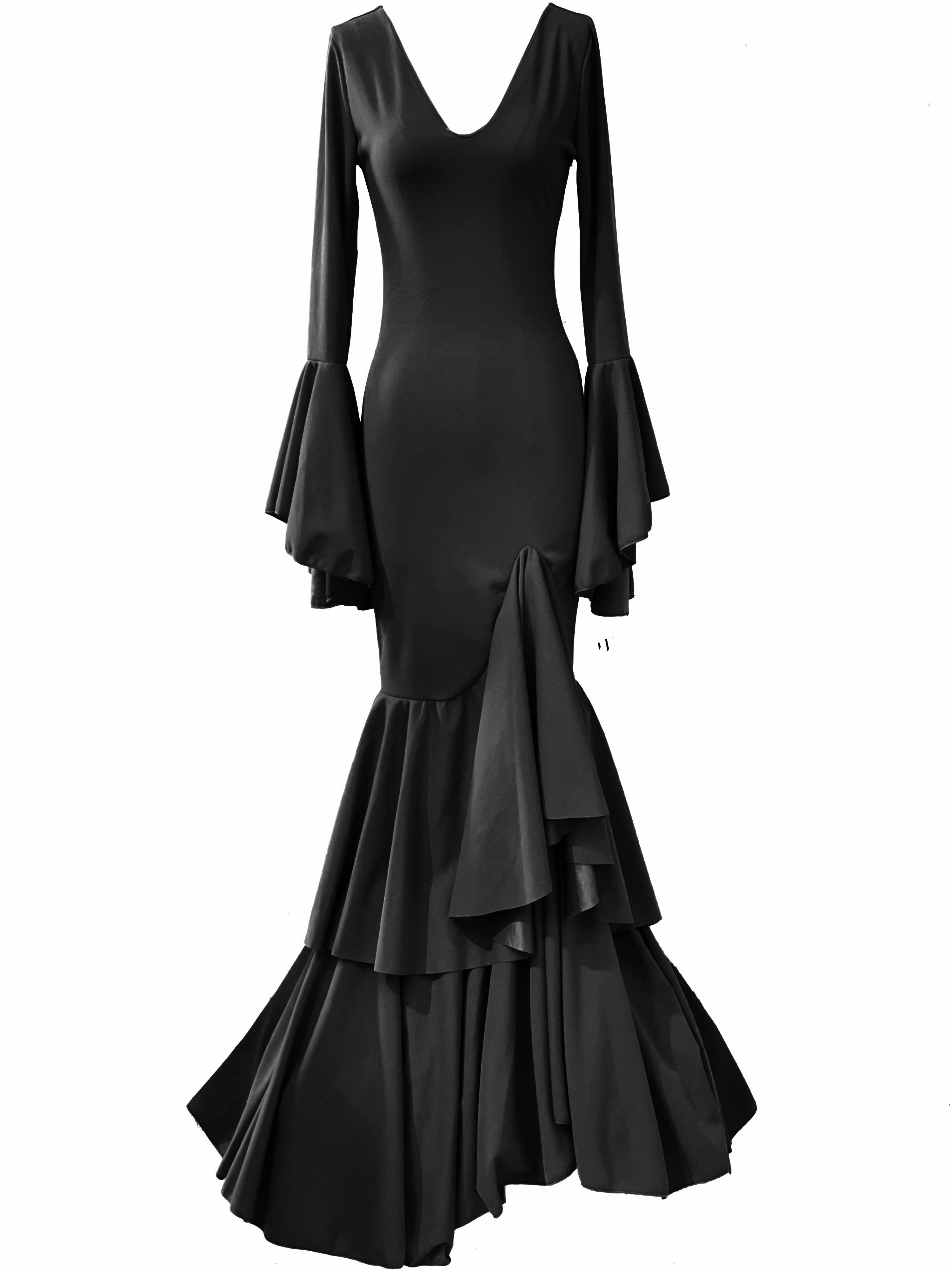 COSTUMES DE FLAMENCO POUR LA FOIRE D'AVRIL &amp; LYCRA FLAMENCO 0495 EMMA WU DESIGN FLAMENCO