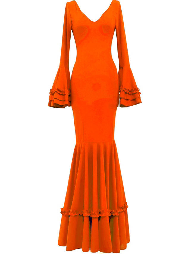 COSTUMES DE FLAMENCO POUR LA FOIRE D'AVRIL &amp; LYCRA FLAMENCO 7817 EMMA WU DESIGN FLAMENCO