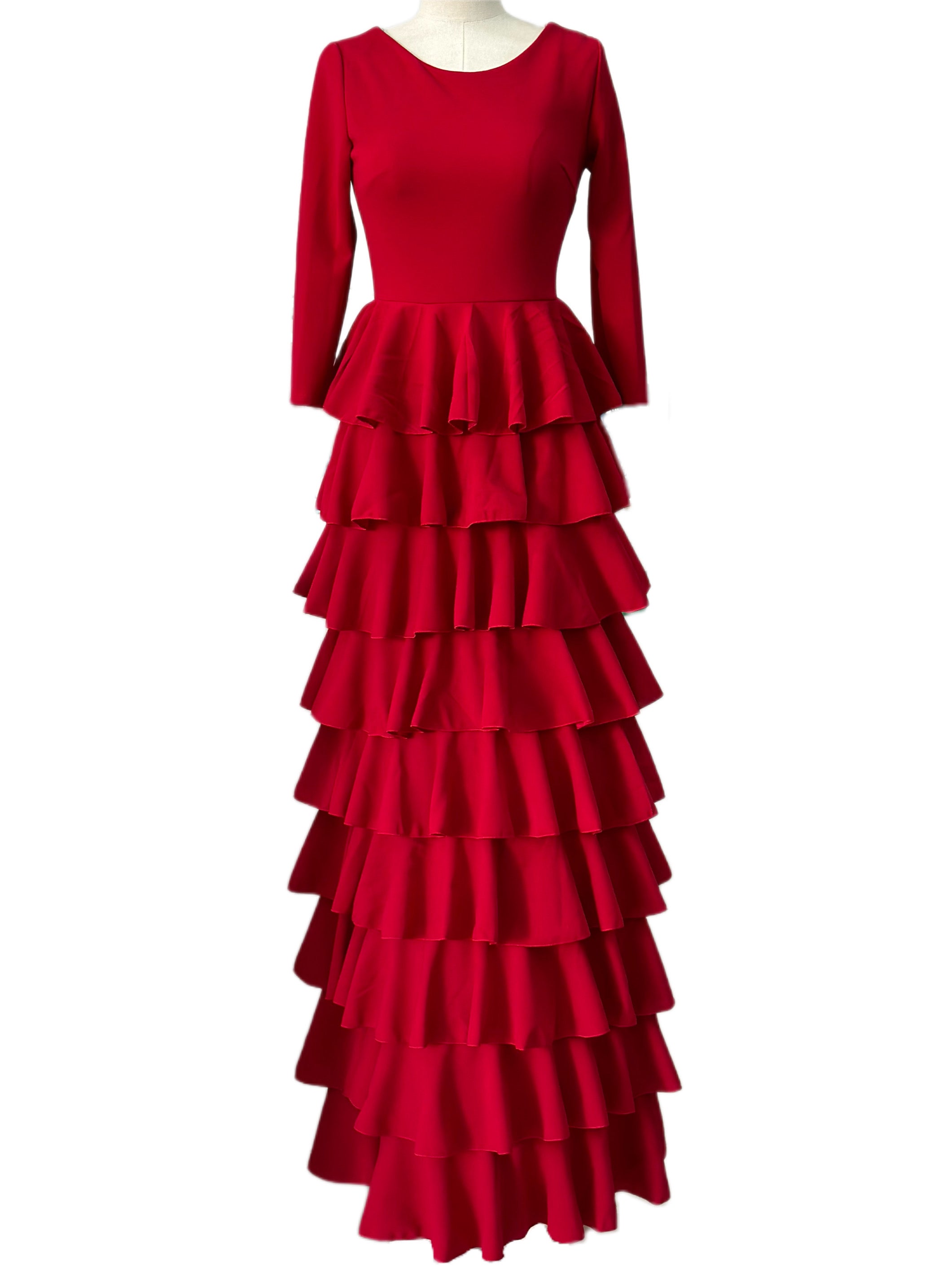COSTUMES DE FLAMENCO FOIRE D'AVRIL &amp; FLAMENCO LICRA EM227 EMMA WU DESIGN FLAMENCO