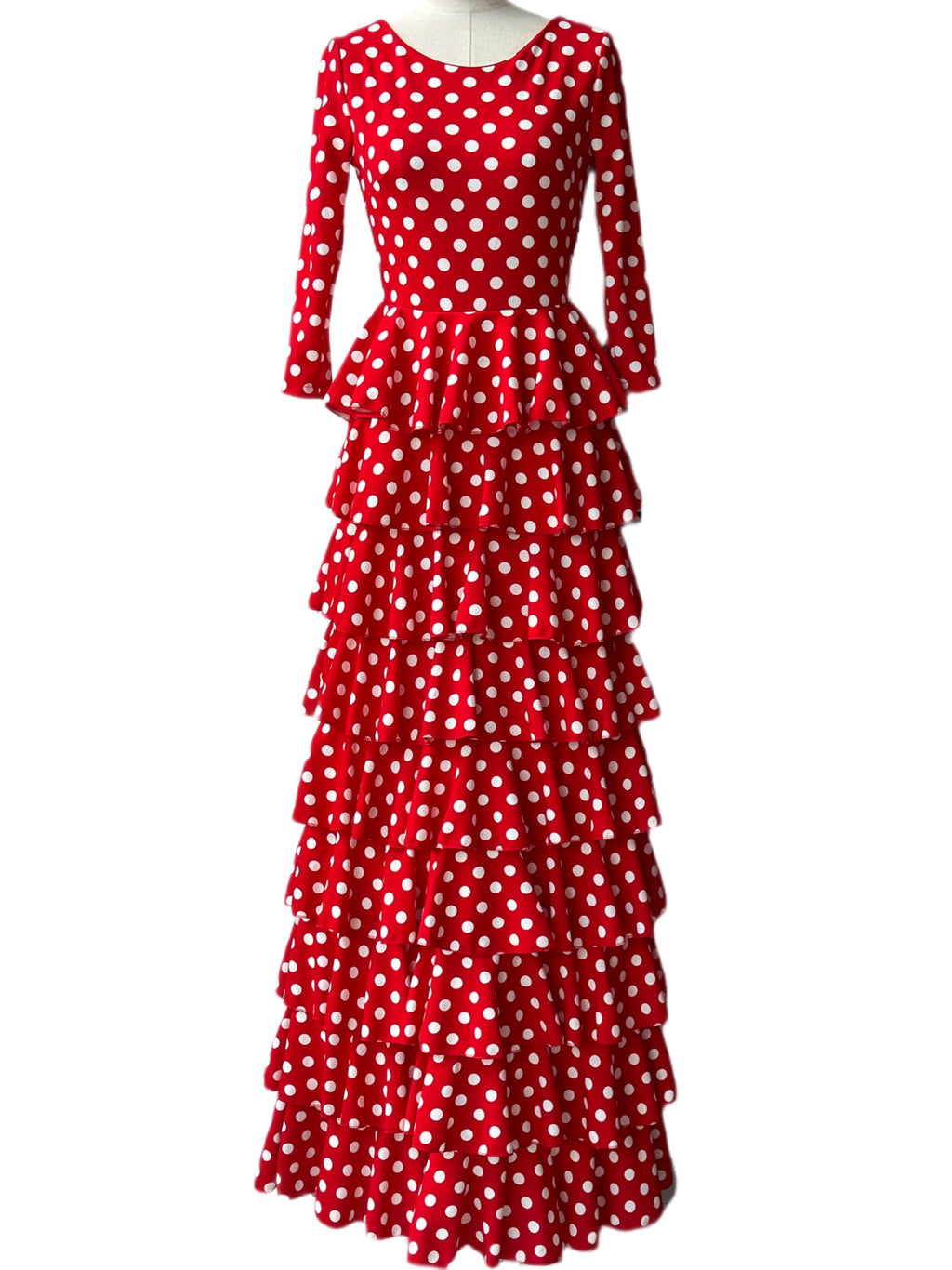 COSTUMES DE FLAMENCO POUR LA FOIRE D'AVRIL &amp; FLAMENCO LICRA EM227S EMMA WU DESIGN FLAMENCO