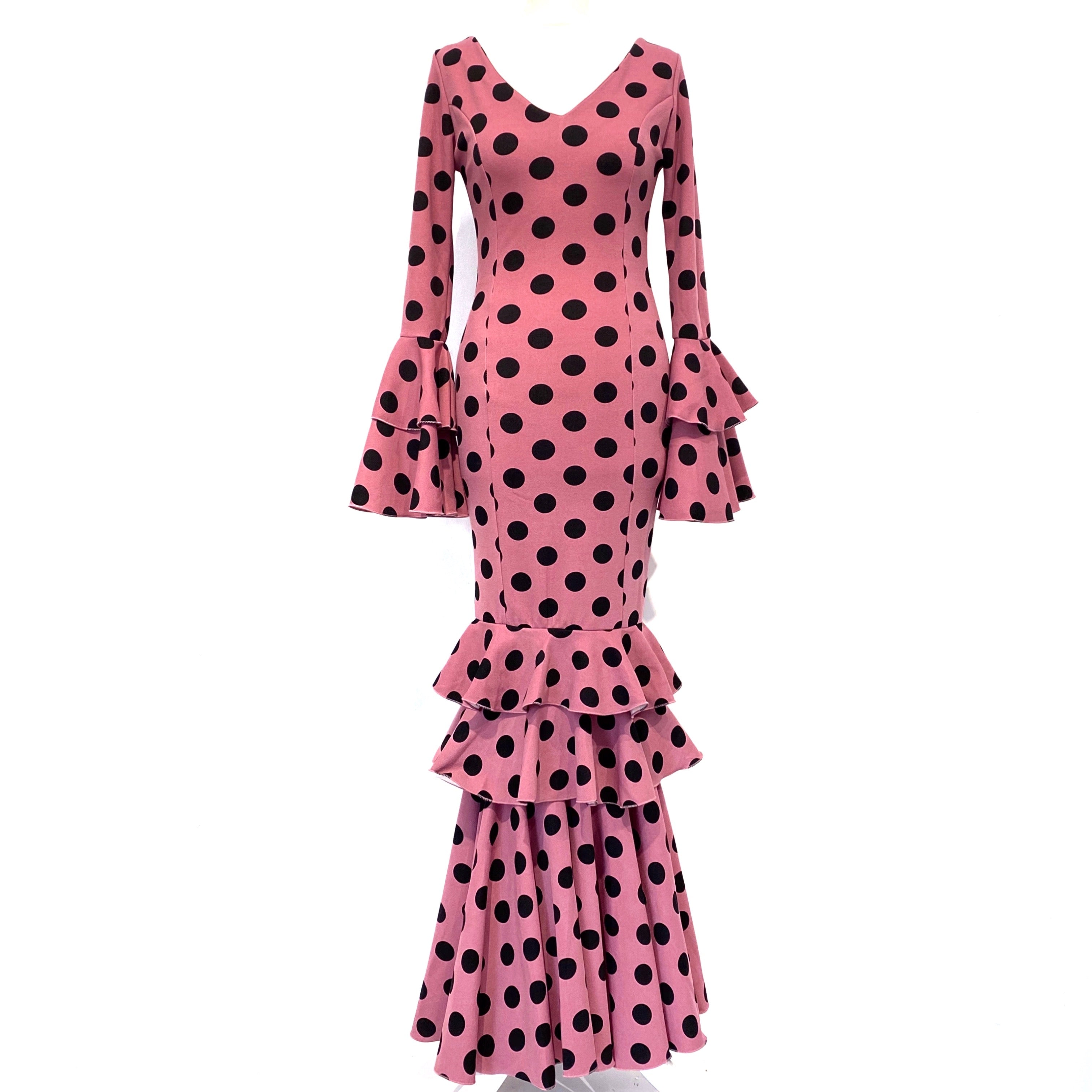 COSTUMES DE FLAMENCO FOIRE D'AVRIL &amp; FLAMENCO LICRA M0485 EMMA WU DESIGN FLAMENCO