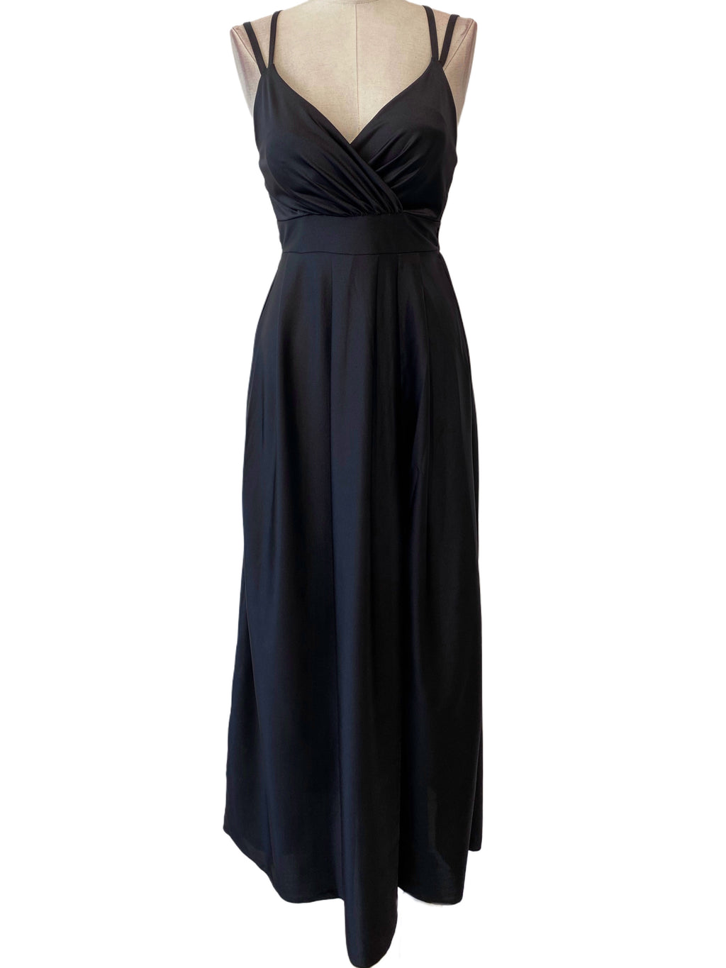 VESTIDO LARGO ELÁSTICO BRILLANTE 5034