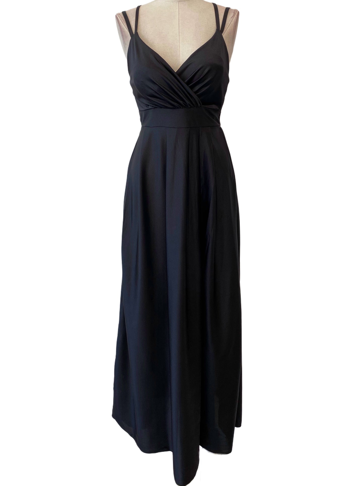 VESTIDO LARGO ELÁSTICO BRILLANTE 5034  - Emma Wu Design