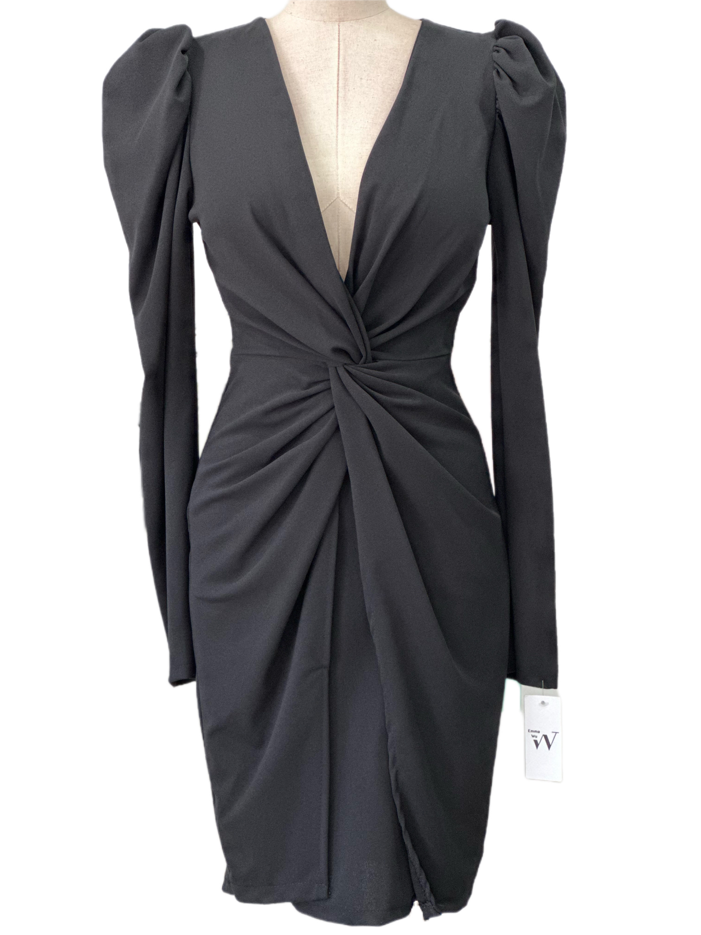 VESTIDO MIDI - Emma Wu Design - 23117
