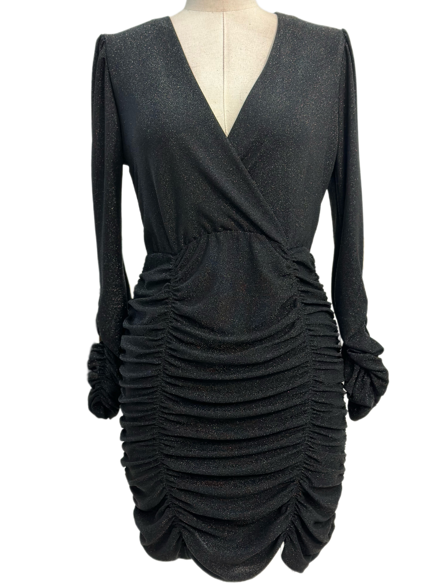 Short Sparkle Dress - Emma Wu Design - 21396