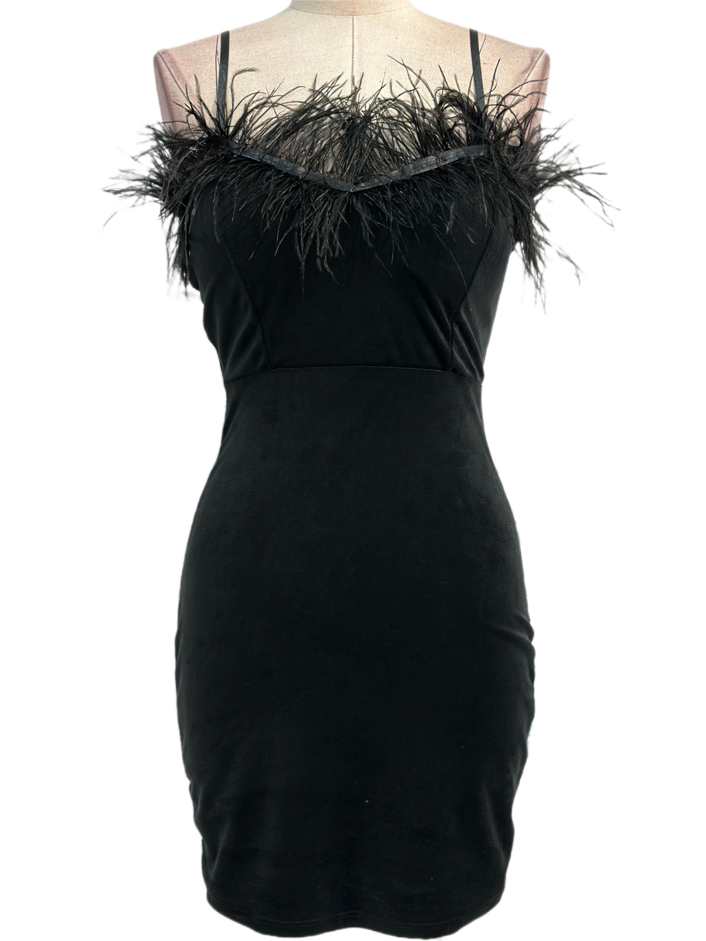 ROBE À PLUMES 22256 - Emma Wu Design