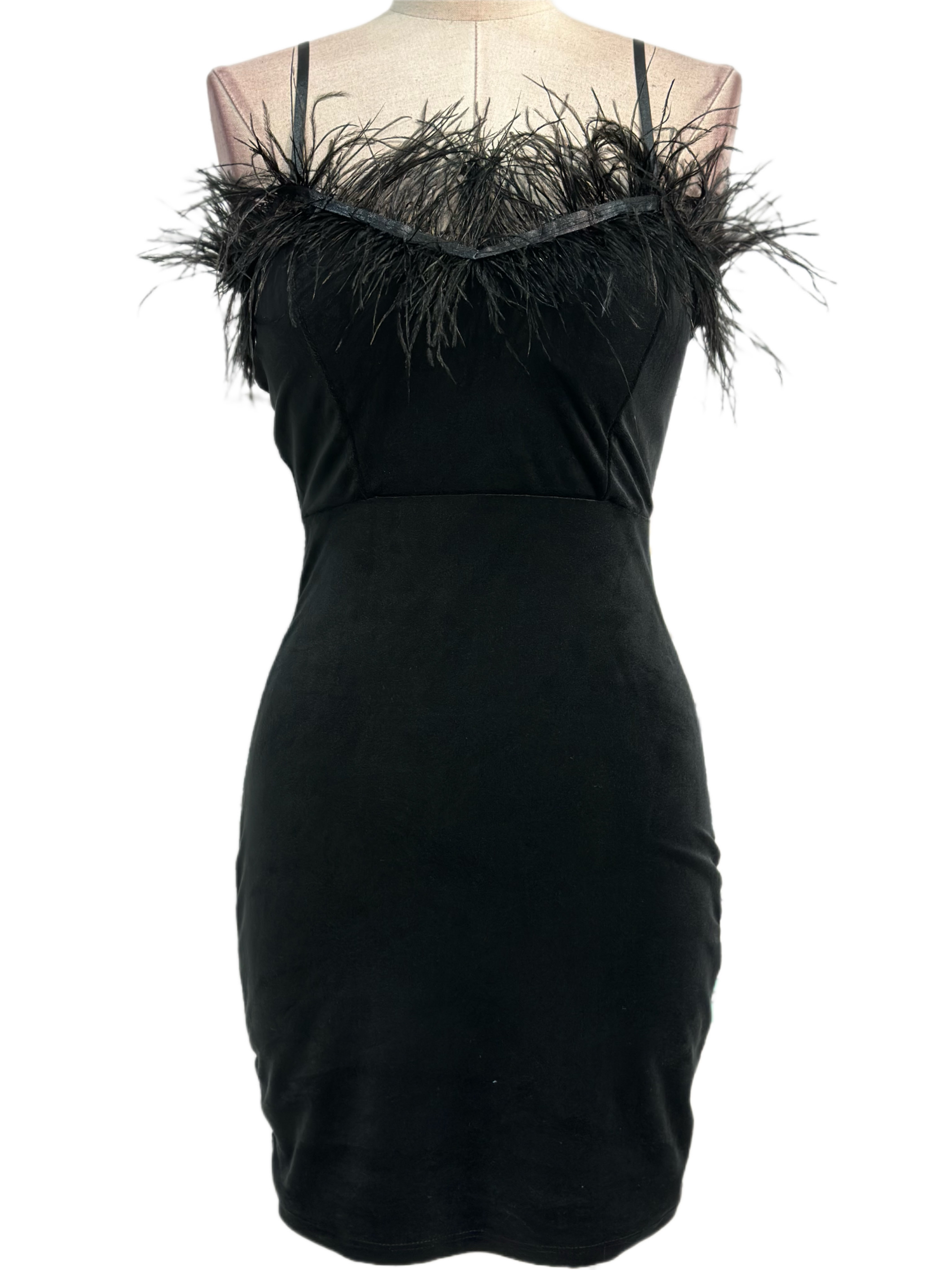 ROBE À PLUMES 22256 - Emma Wu Design