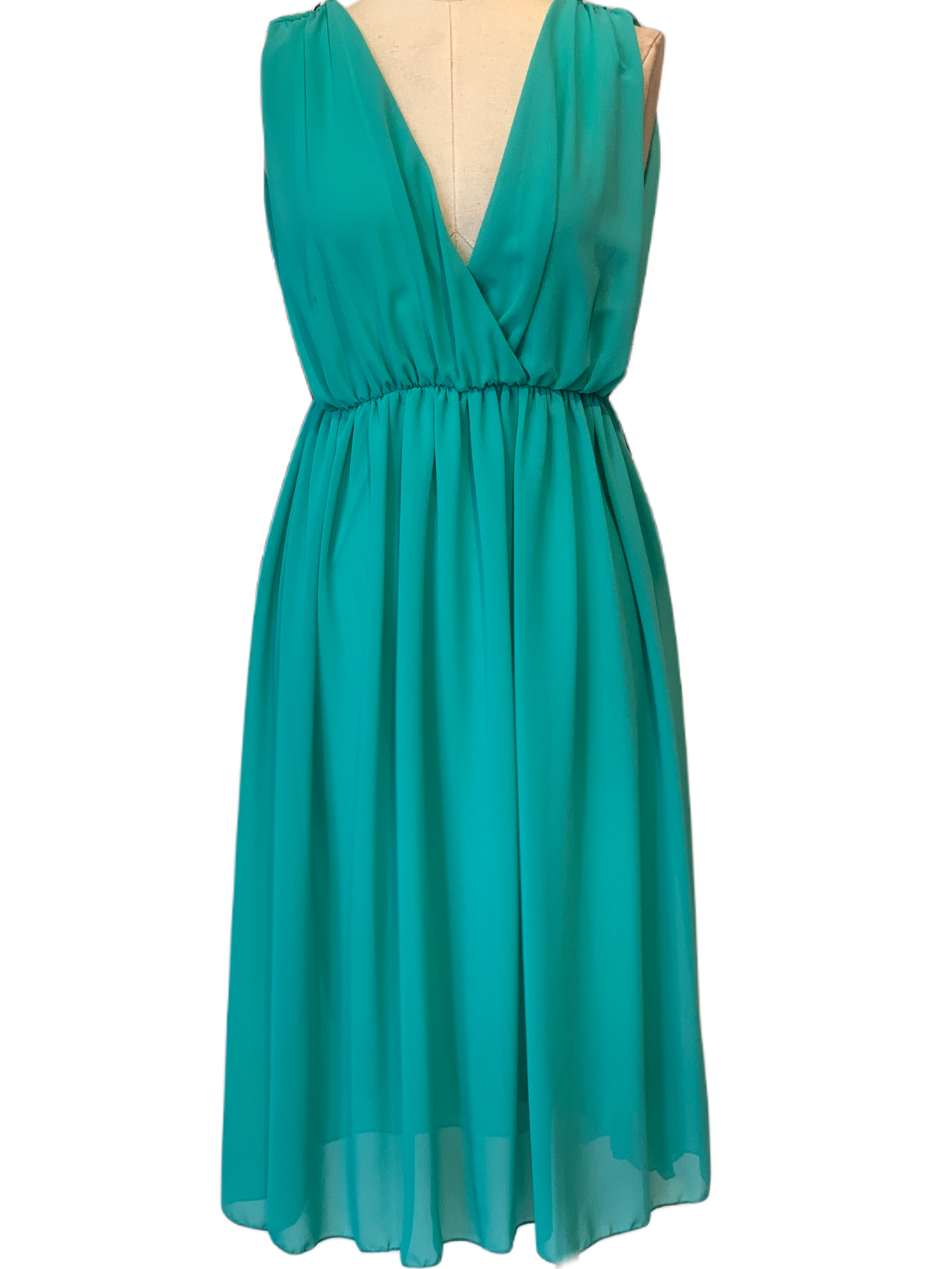 Emma Wu Design Vestido Midi 3873 en Gasà Color Rosa Claro sin Mangas para Mujer Elegante y Detallado