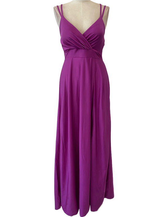 VESTIDO LARGO ELÁSTICO BRILLANTE - Emma Wu - 5034