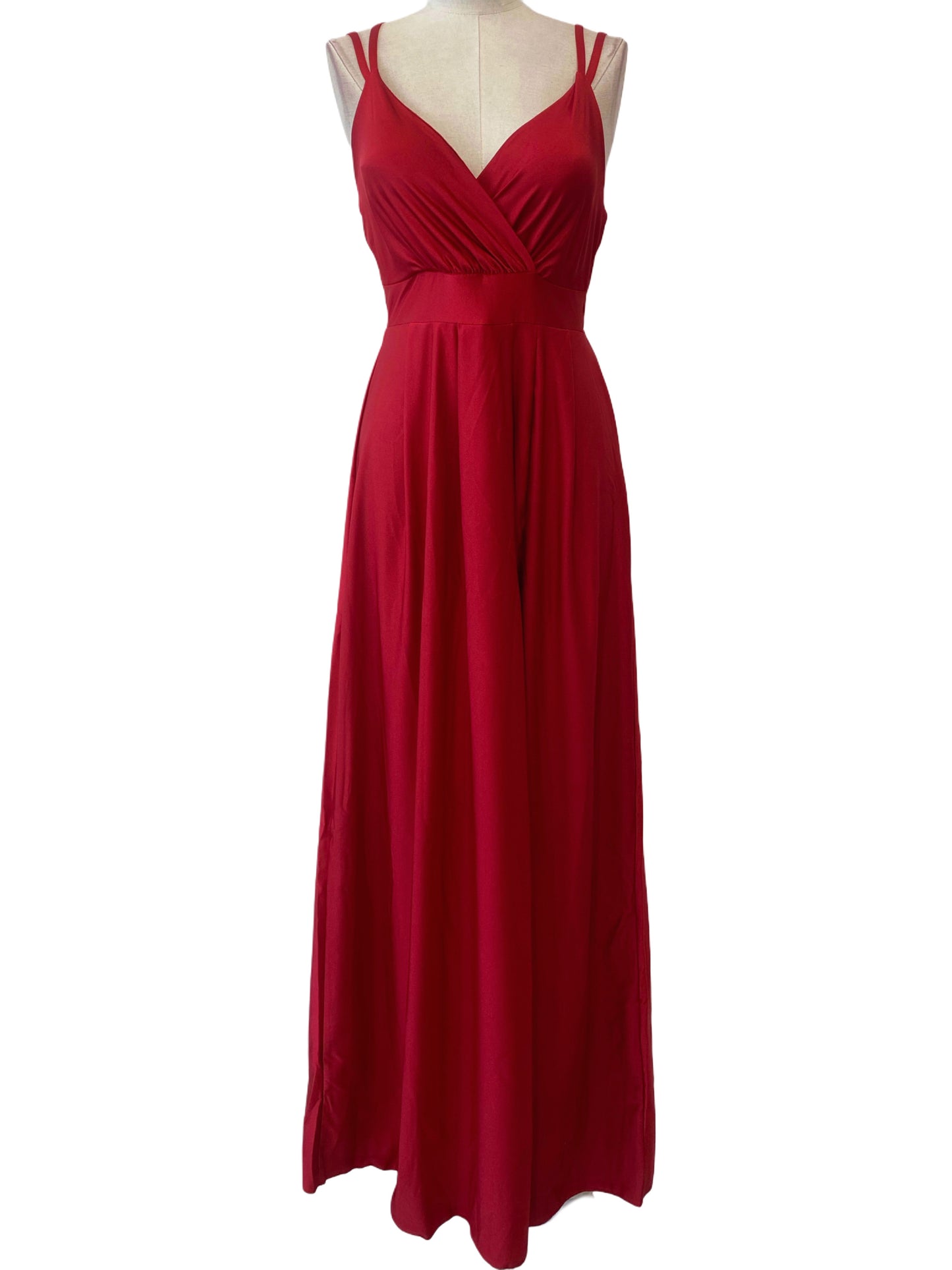 VESTIDO LARGO ELÁSTICO BRILLANTE 5034  - Emma Wu Design