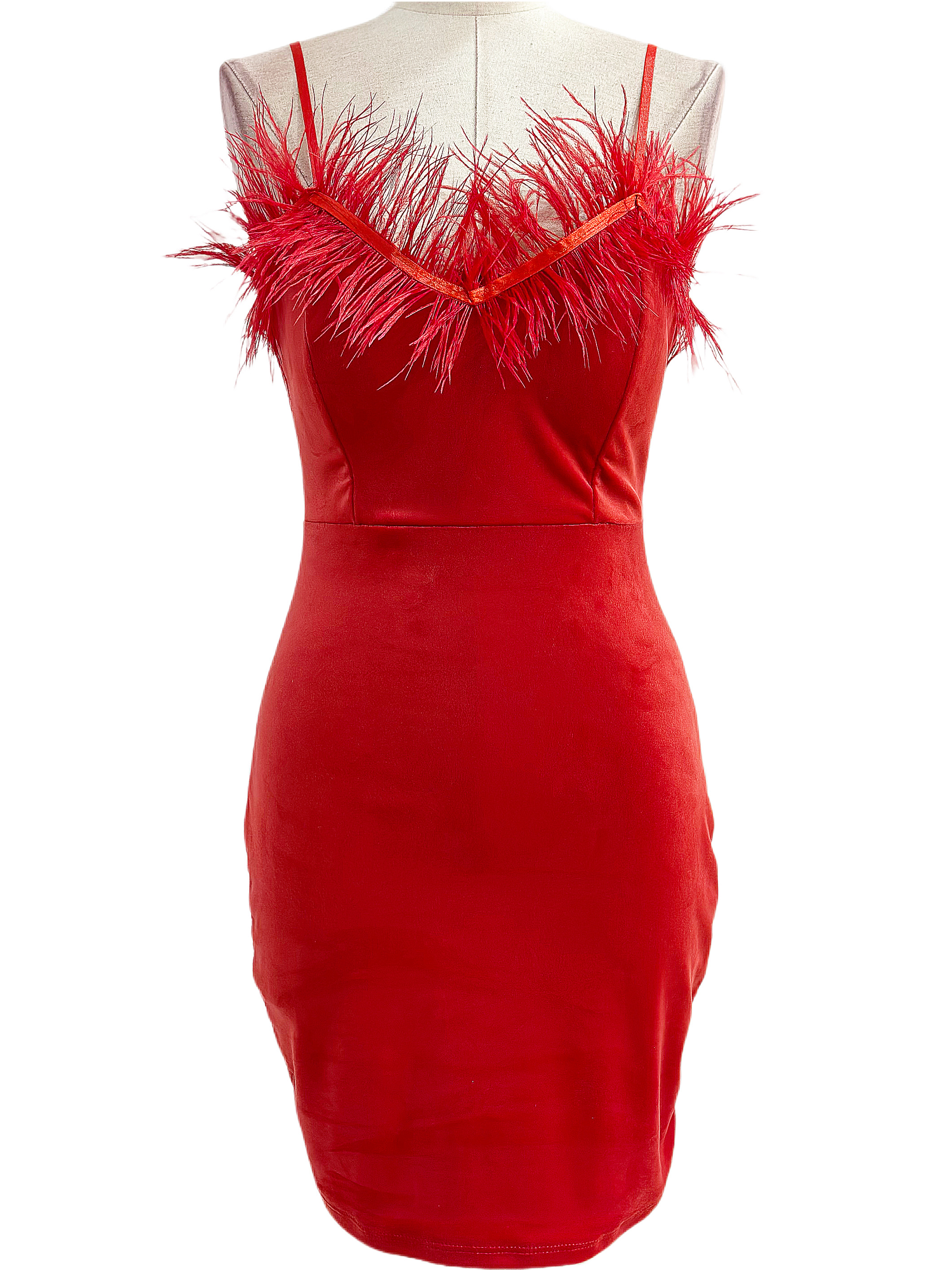 ROBE À PLUMES 22256 - Emma Wu Design