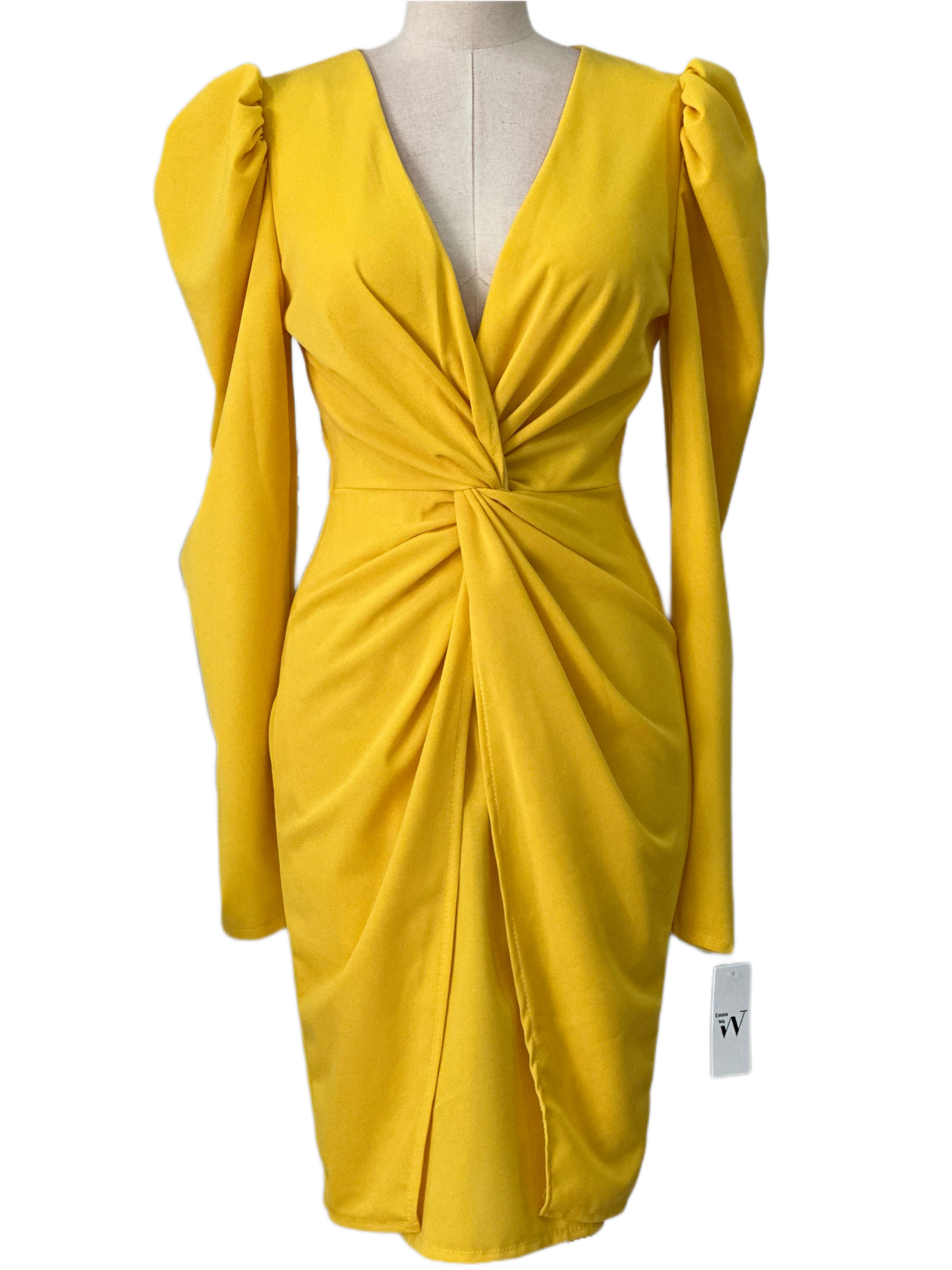 VESTIDO MIDI - Emma Wu Design - 23117